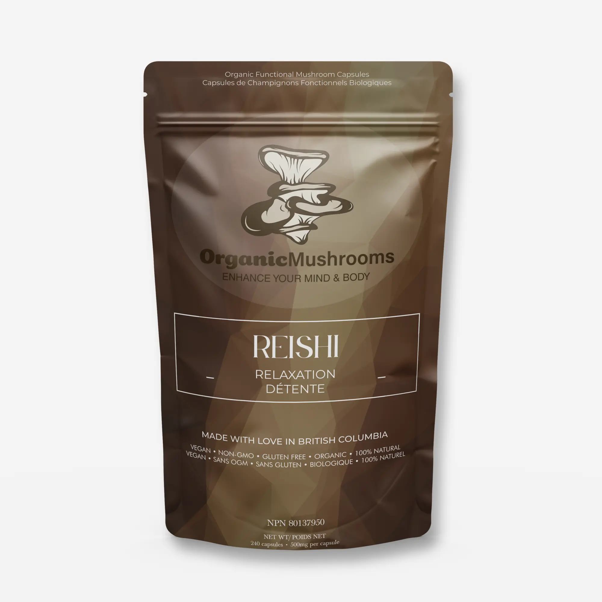 Organic Mushrooms Canada Facebook ad