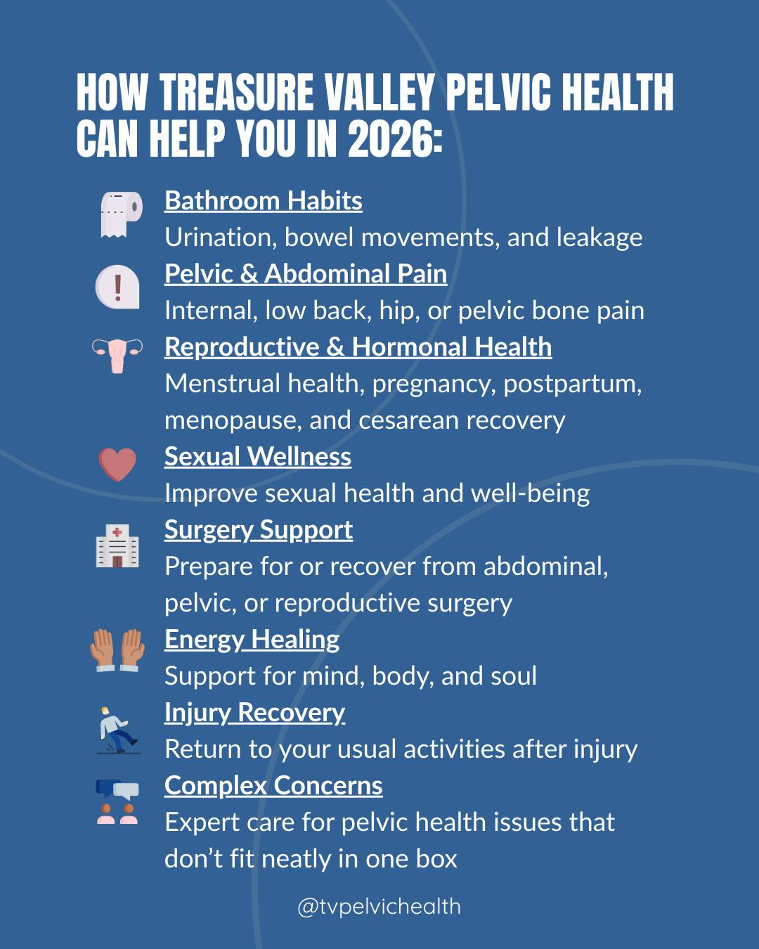 Treasure Valley Pelvic Health Facebook ad: If you've been looking for a sign that…