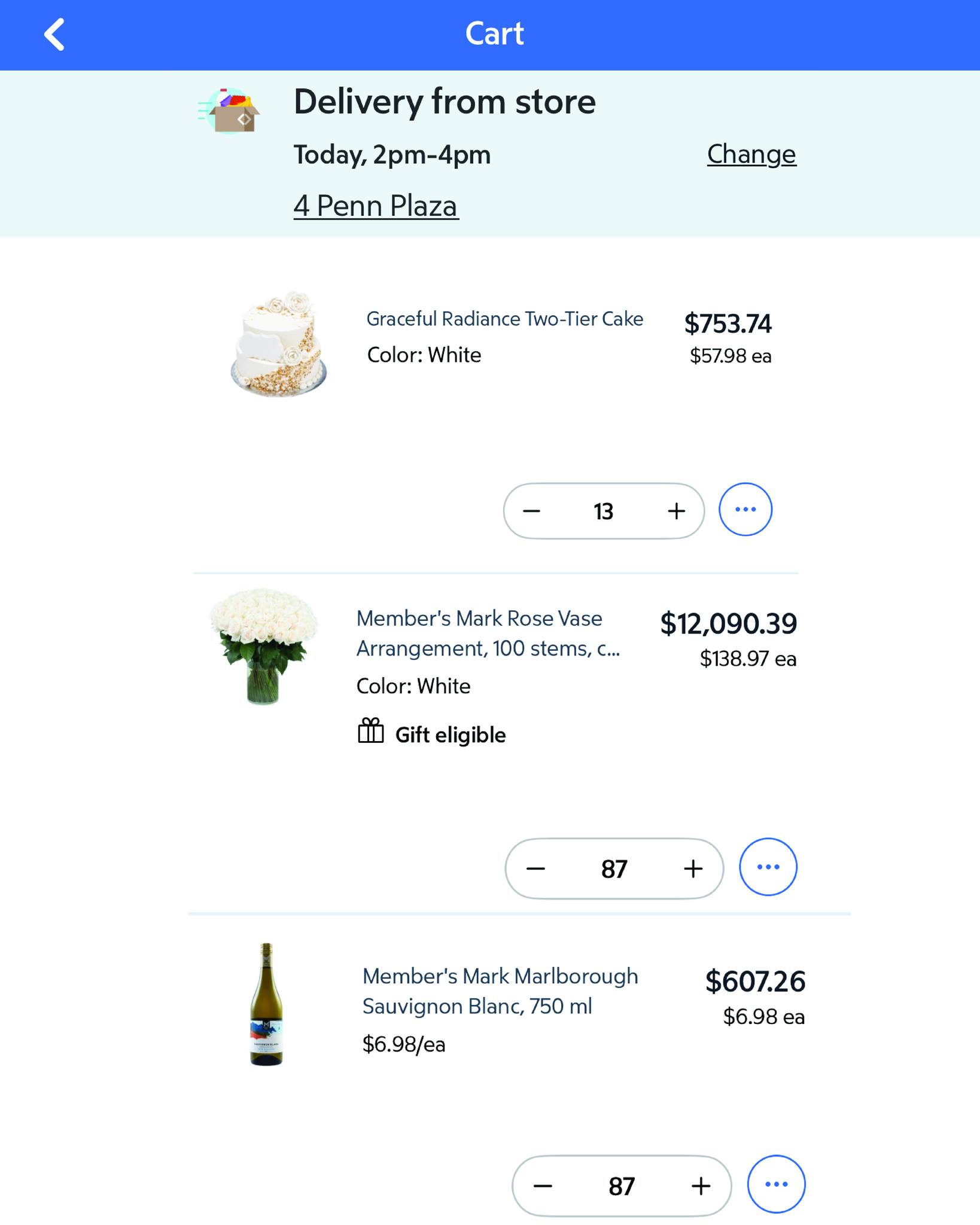 Sam's Club Facebook ad