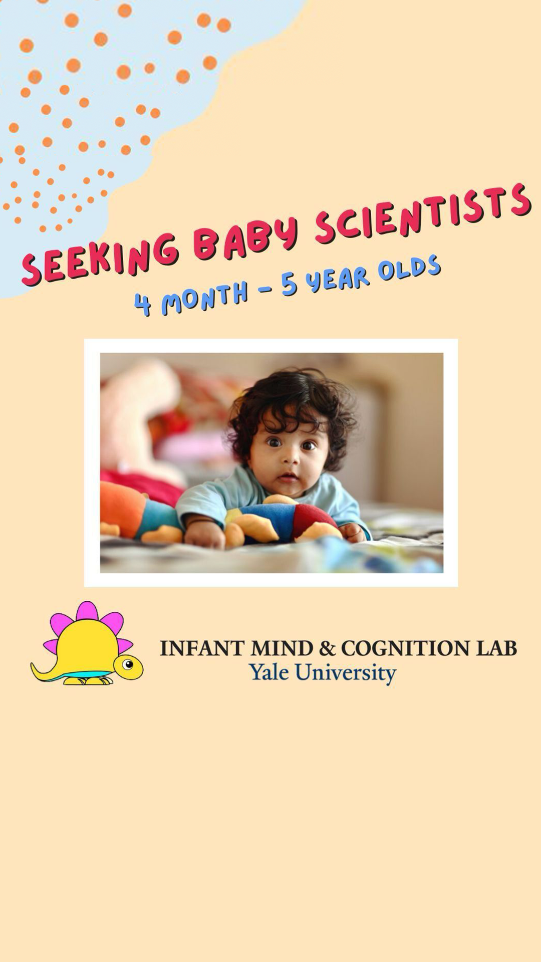 Yale Infant and Child Development Group Facebook ad from Apr 13, 2026