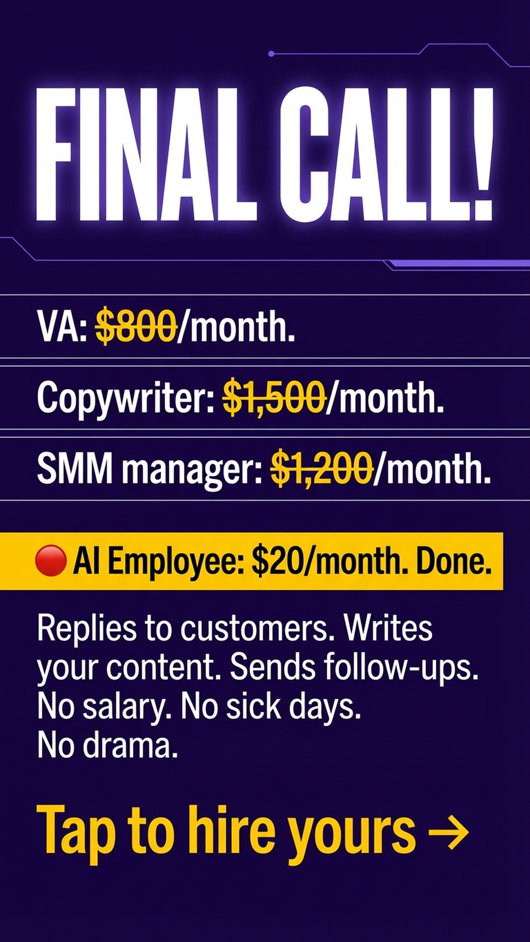 Practical AI Facebook ad