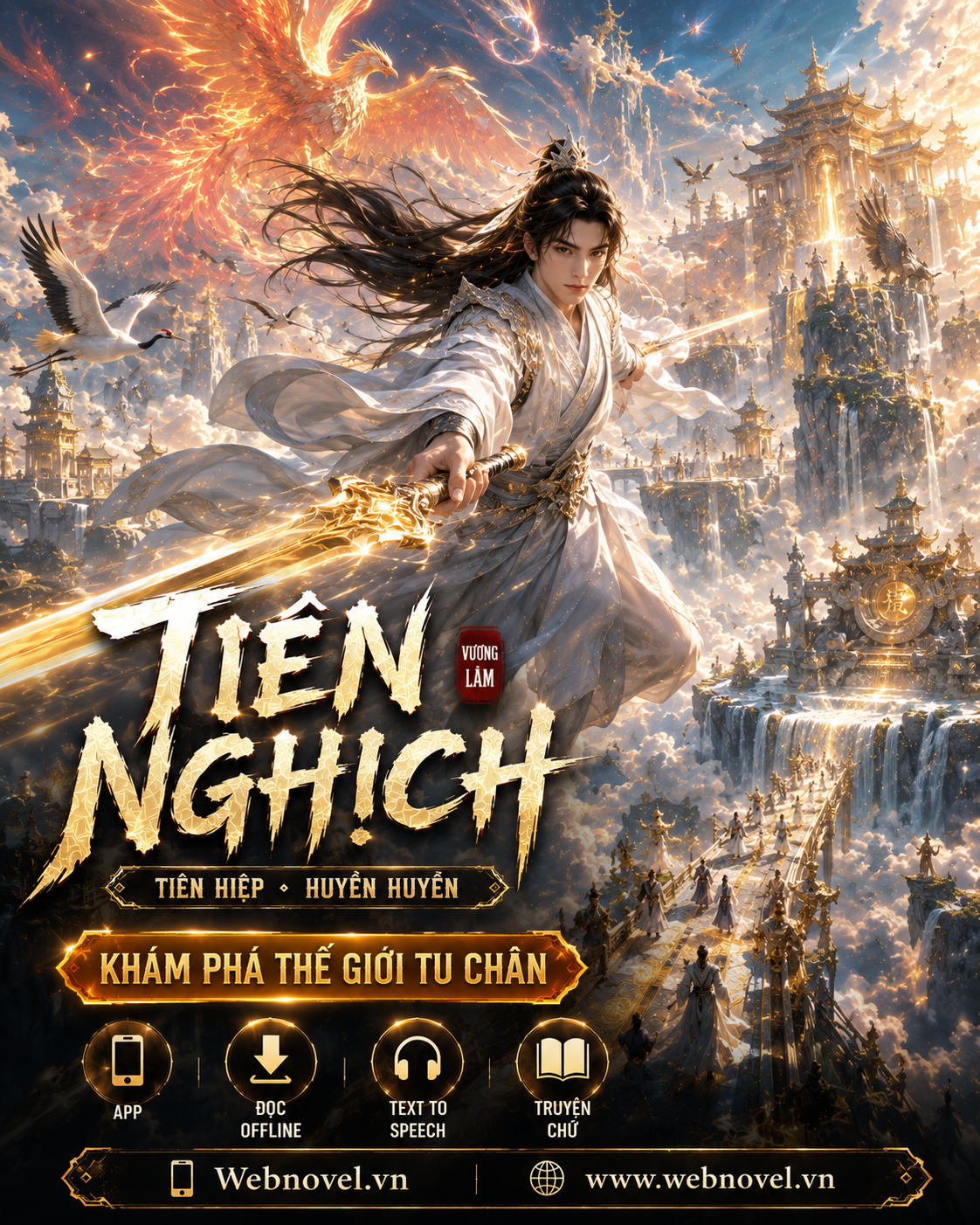 Webnovel.vn Facebook ad: Tiên Nghịch - Đọc Ngay