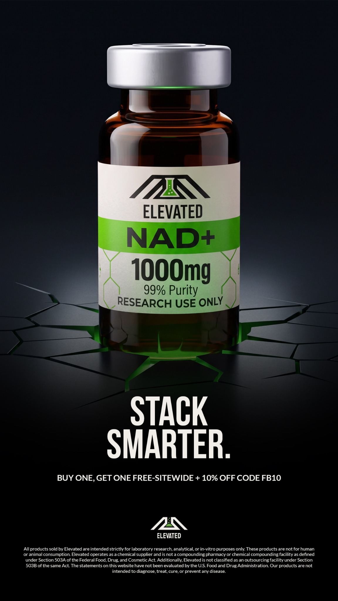 Elevated Labs Facebook ad