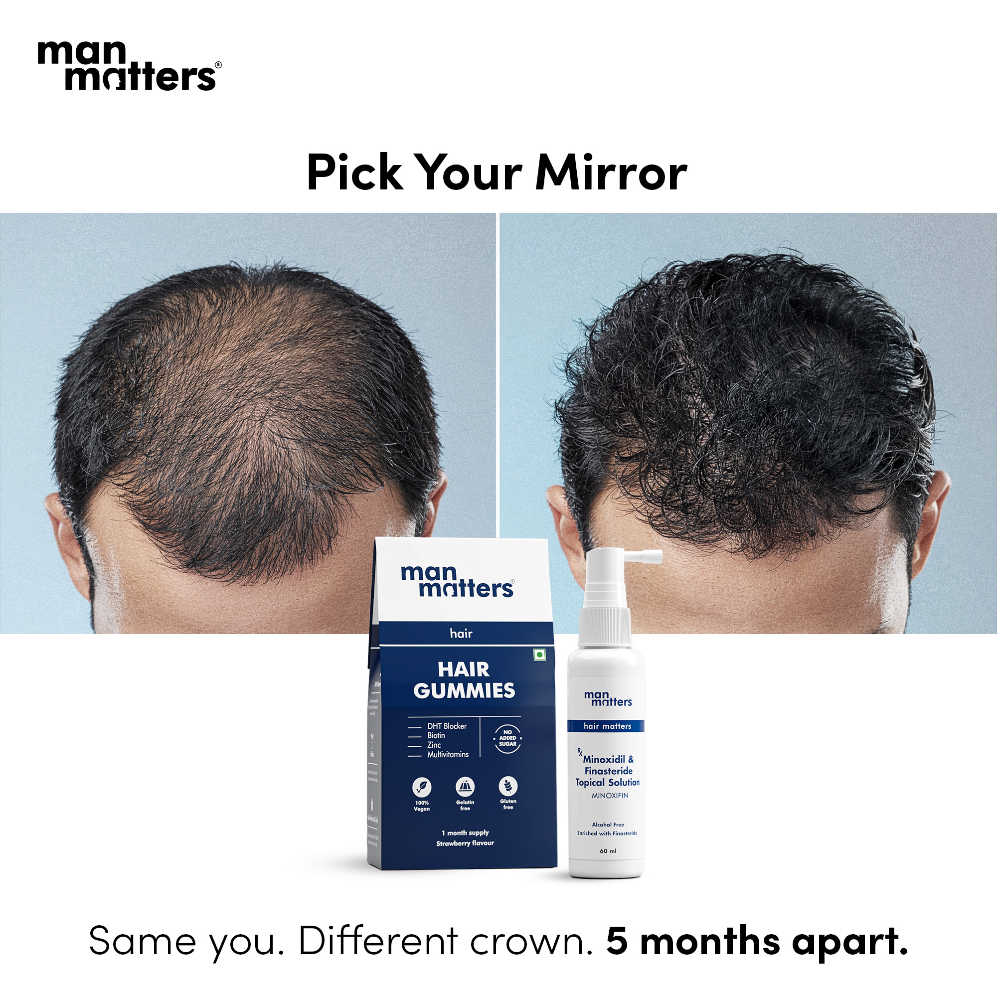 Hair Matters by Man Matters Facebook ad