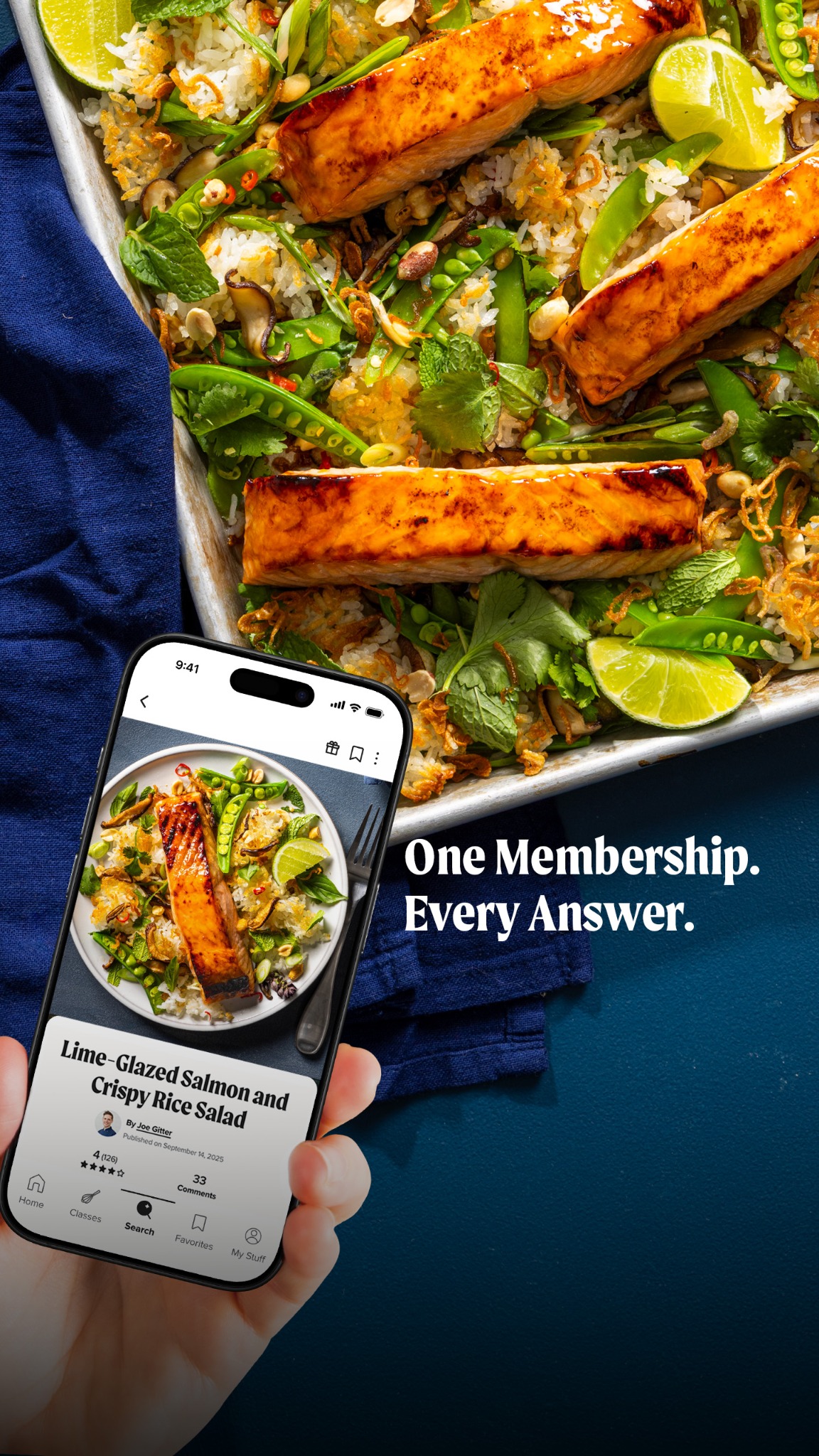 America's Test Kitchen Facebook ad: One membership. Endless expertise.