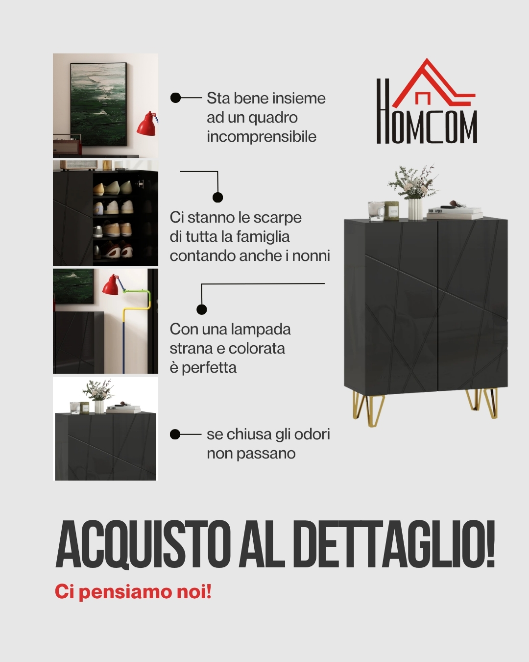 Homcom It Facebook ad: Homcom scarpiera: la soluzione ideale per organizzare tutte…
