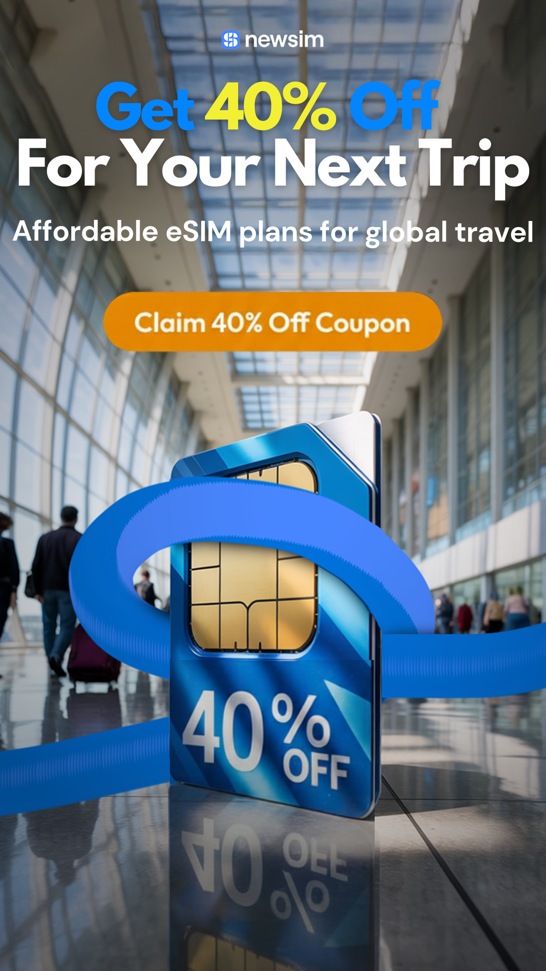 Newsim Facebook ad