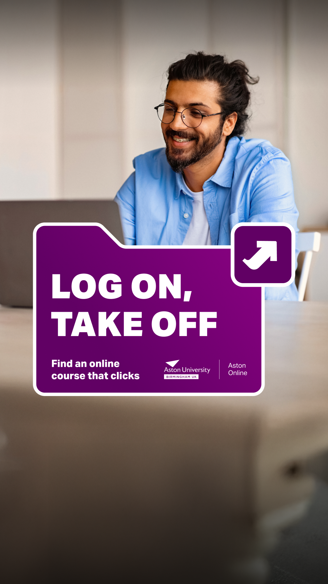 Aston University Facebook ad