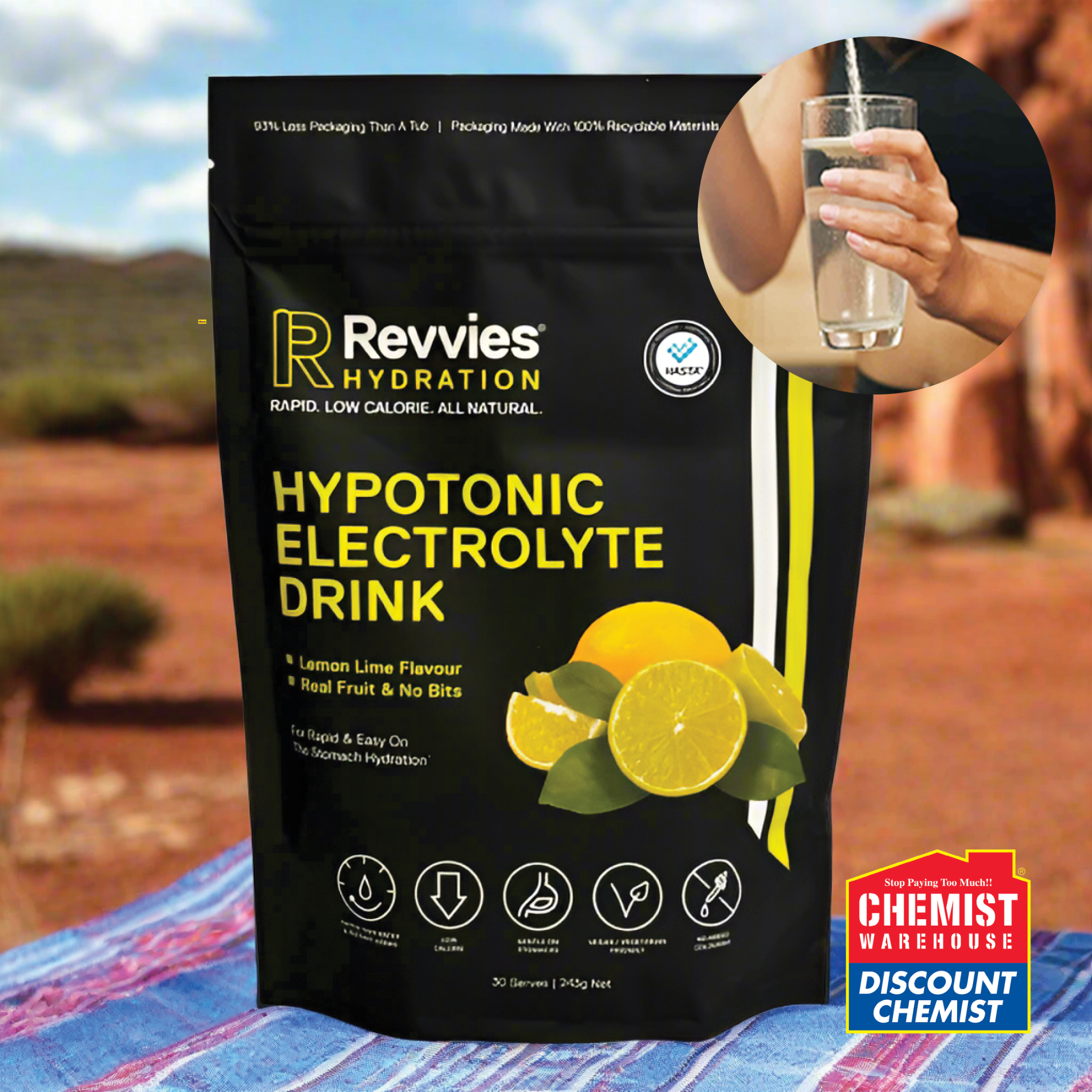 Revvies Energy Strips Facebook ad