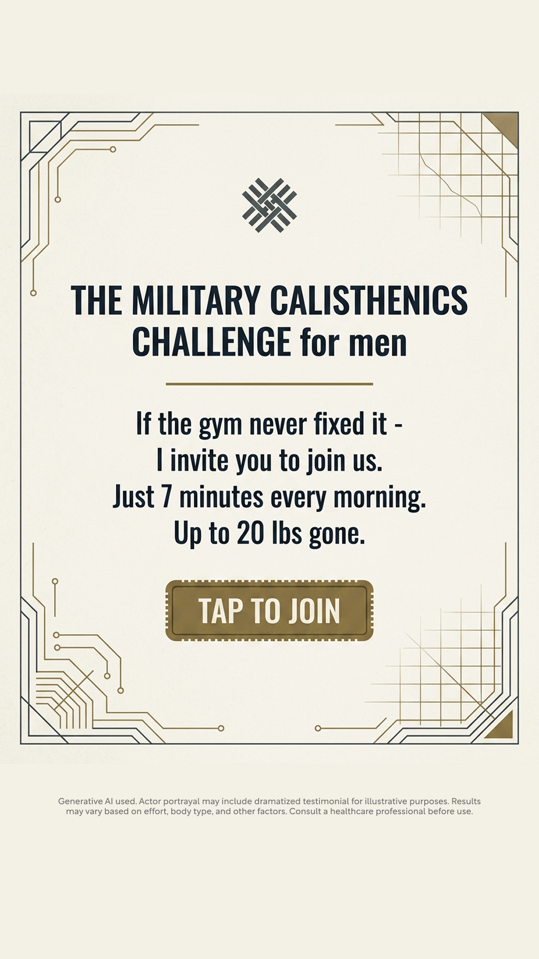 Calisthenics by Ryan Facebook ad