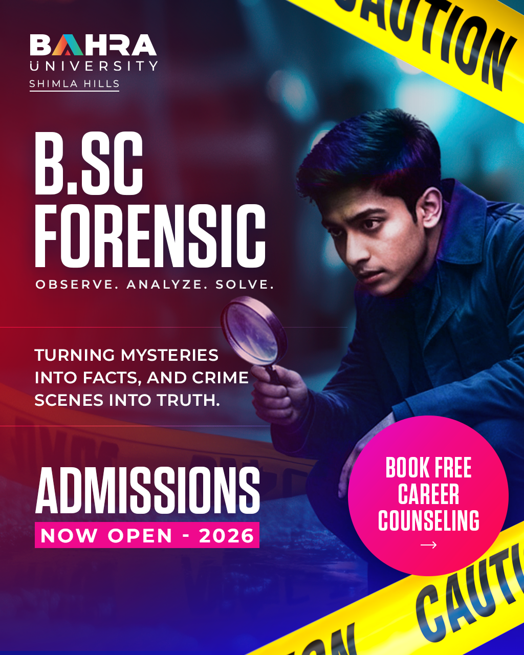 Bahra University, Shimla Hills Facebook ad