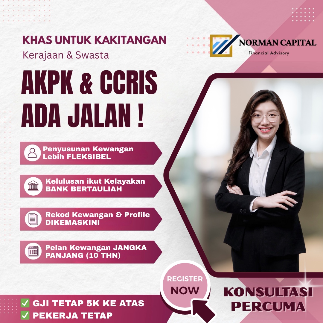 Norman Capital Facebook ad: Stress tiap2 bulan sbb komitmen tinggi? Biar kami membantuโฆ