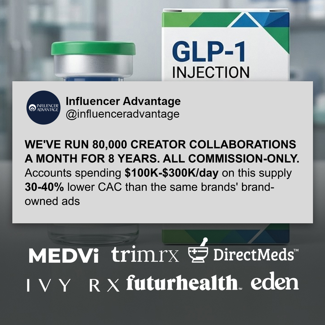 Influencer Advantage Facebook ad