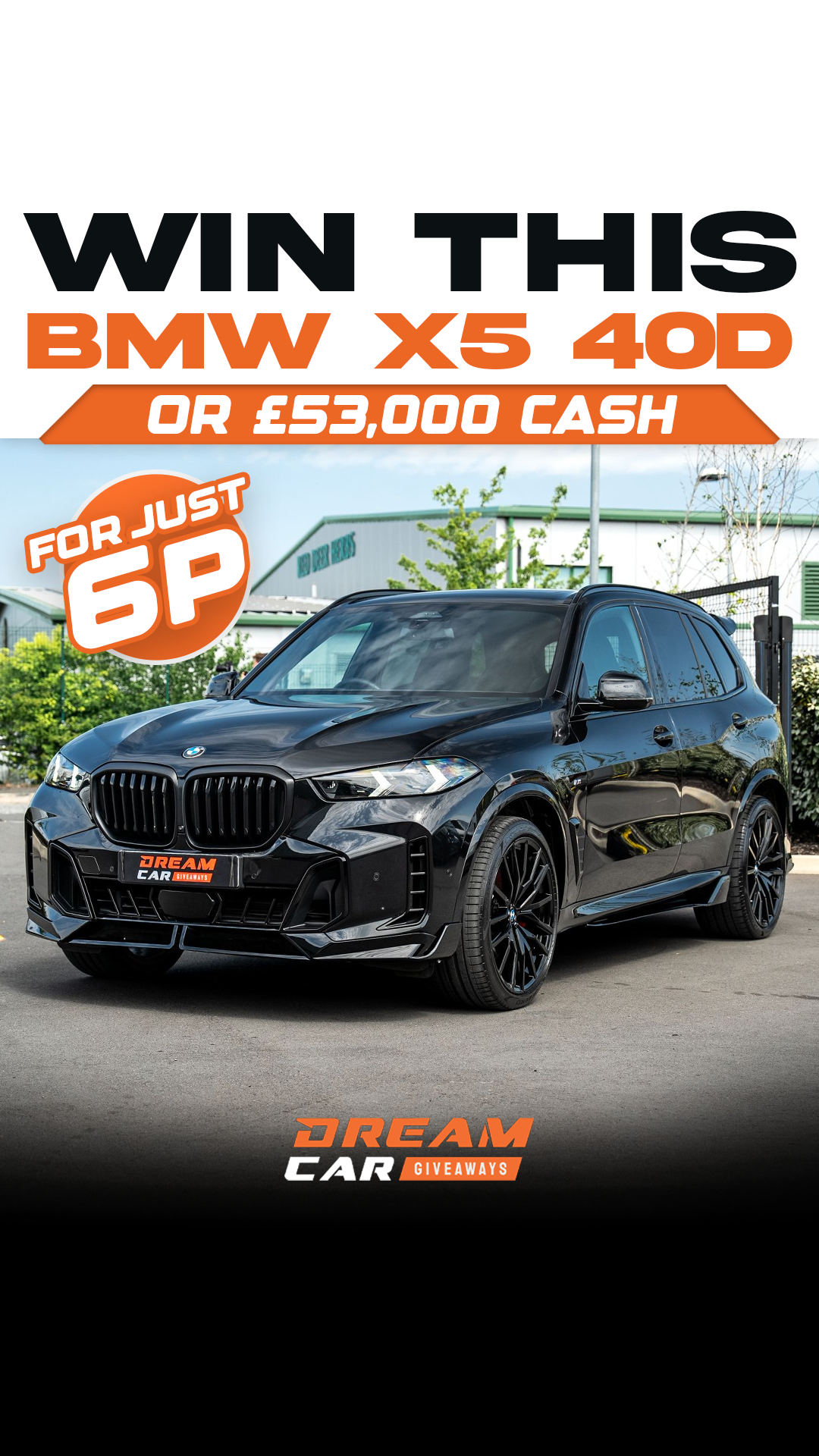 Dream Car Giveaways Facebook ad