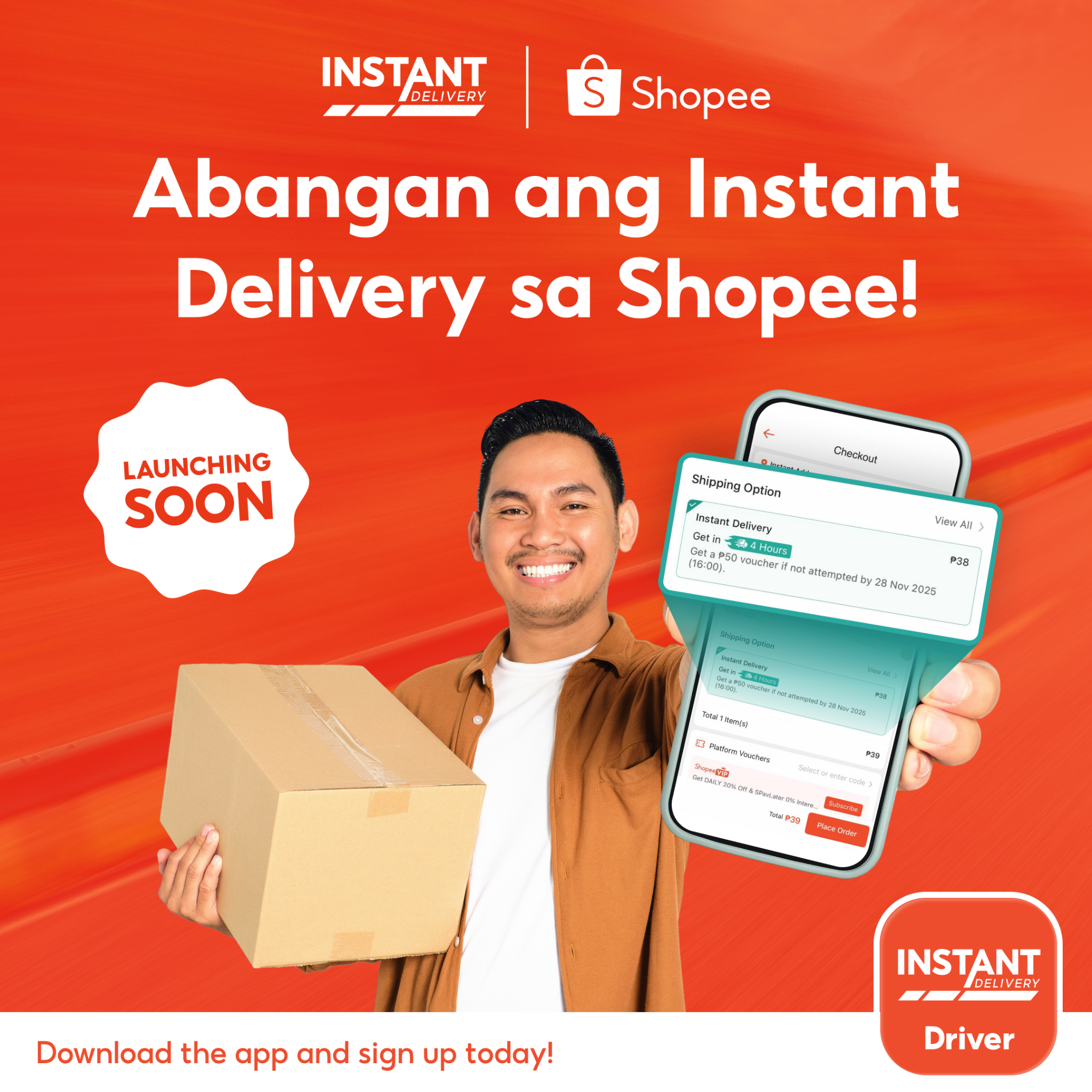 SFD Instant Delivery PH Facebook ad