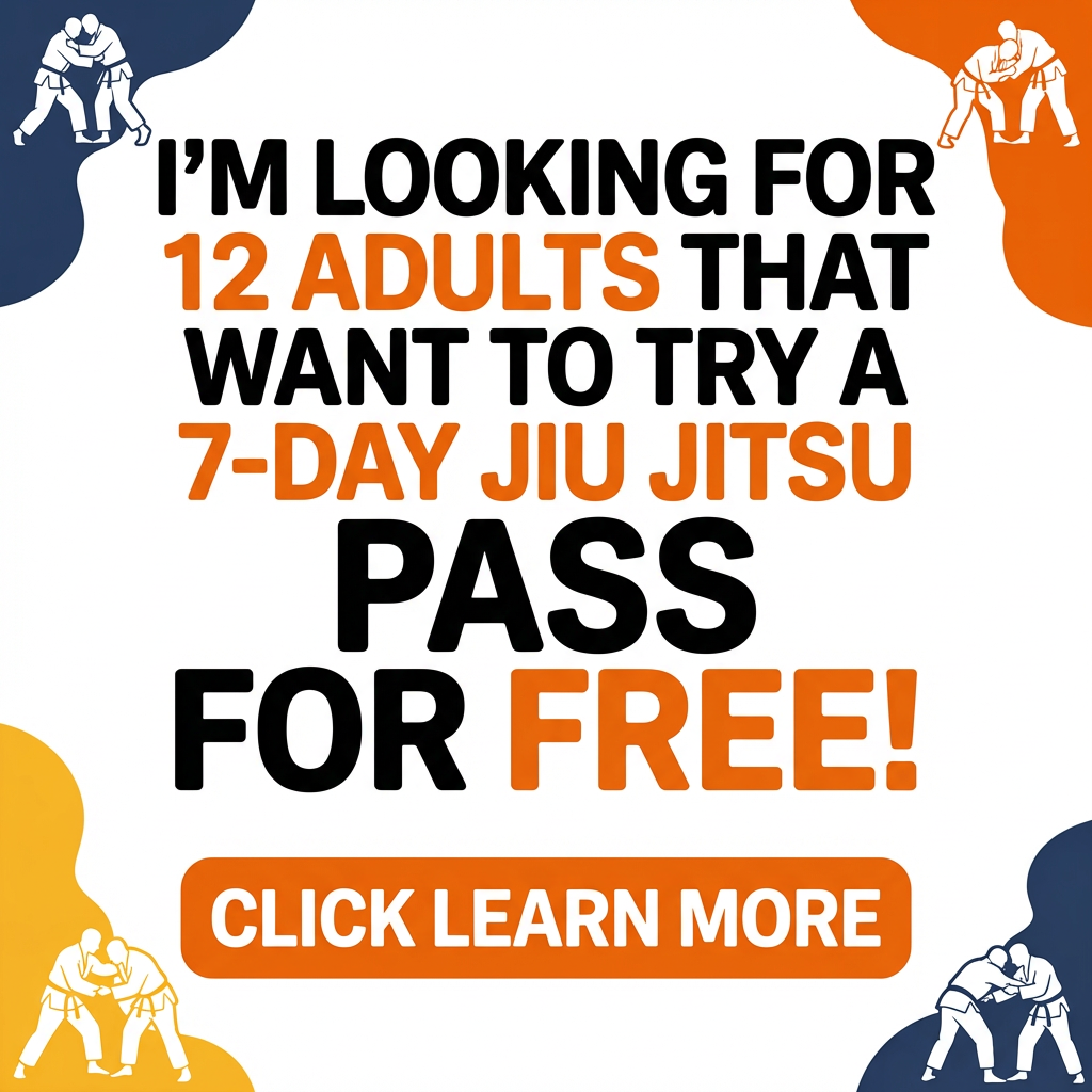 Empower Jiu Jitsu Facebook ad: 1 Week FREE TRIAL for ADULTS