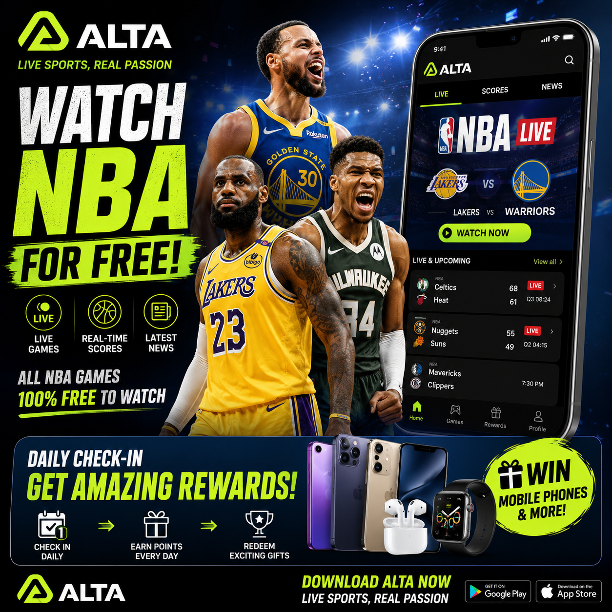 Alta Sports Facebook ad