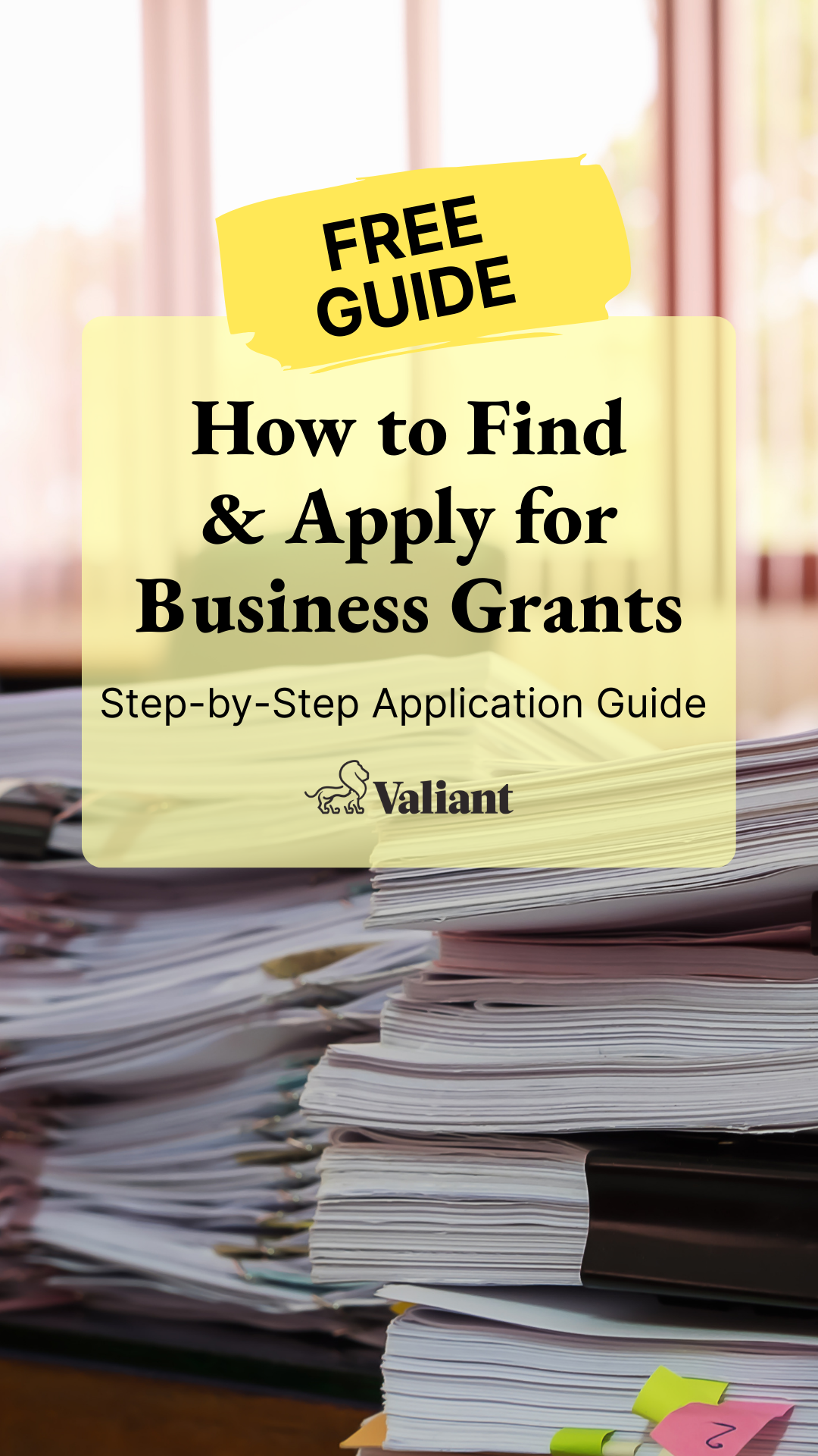 Valiant Business Loans Facebook ad