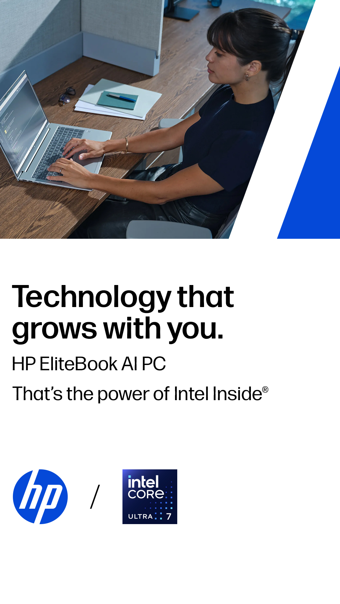 HP Facebook ad: Built for Growing Businesses
