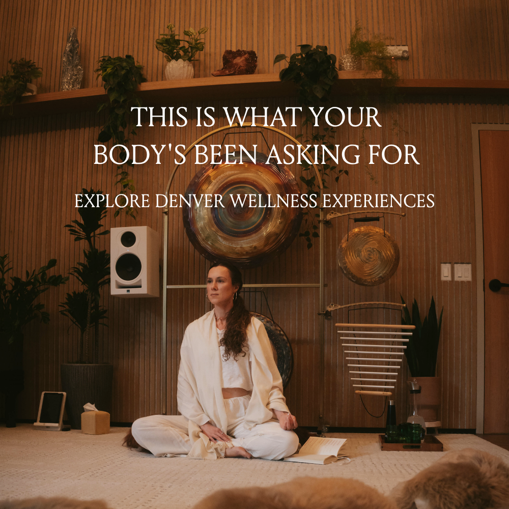 Sacred Society Facebook ad: Calm body. Clear mind.