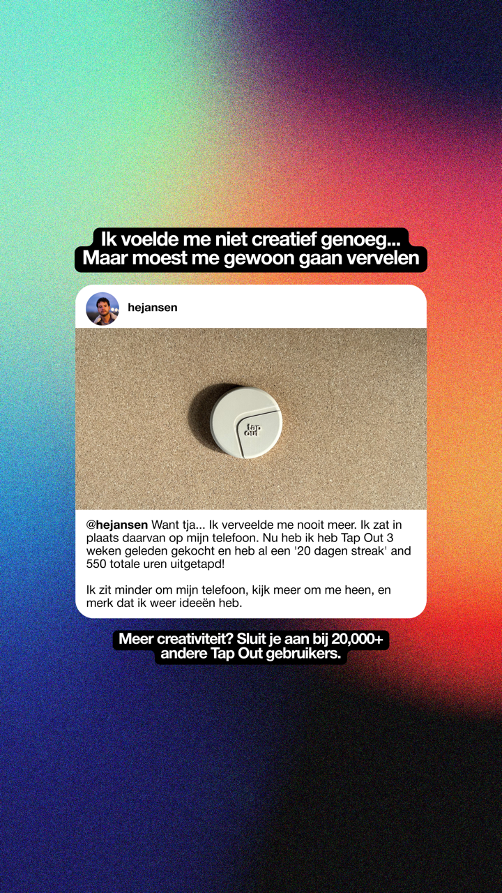Tap Out Facebook ad