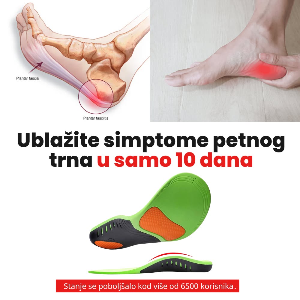 Orthexa Facebook ad: Olakšajte bol u stopalima, već danas!