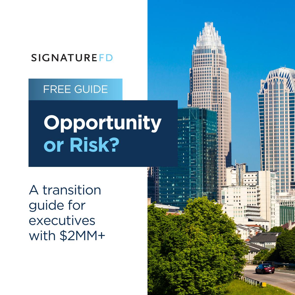 SignatureFD Facebook ad: Be prepared for your next career transition