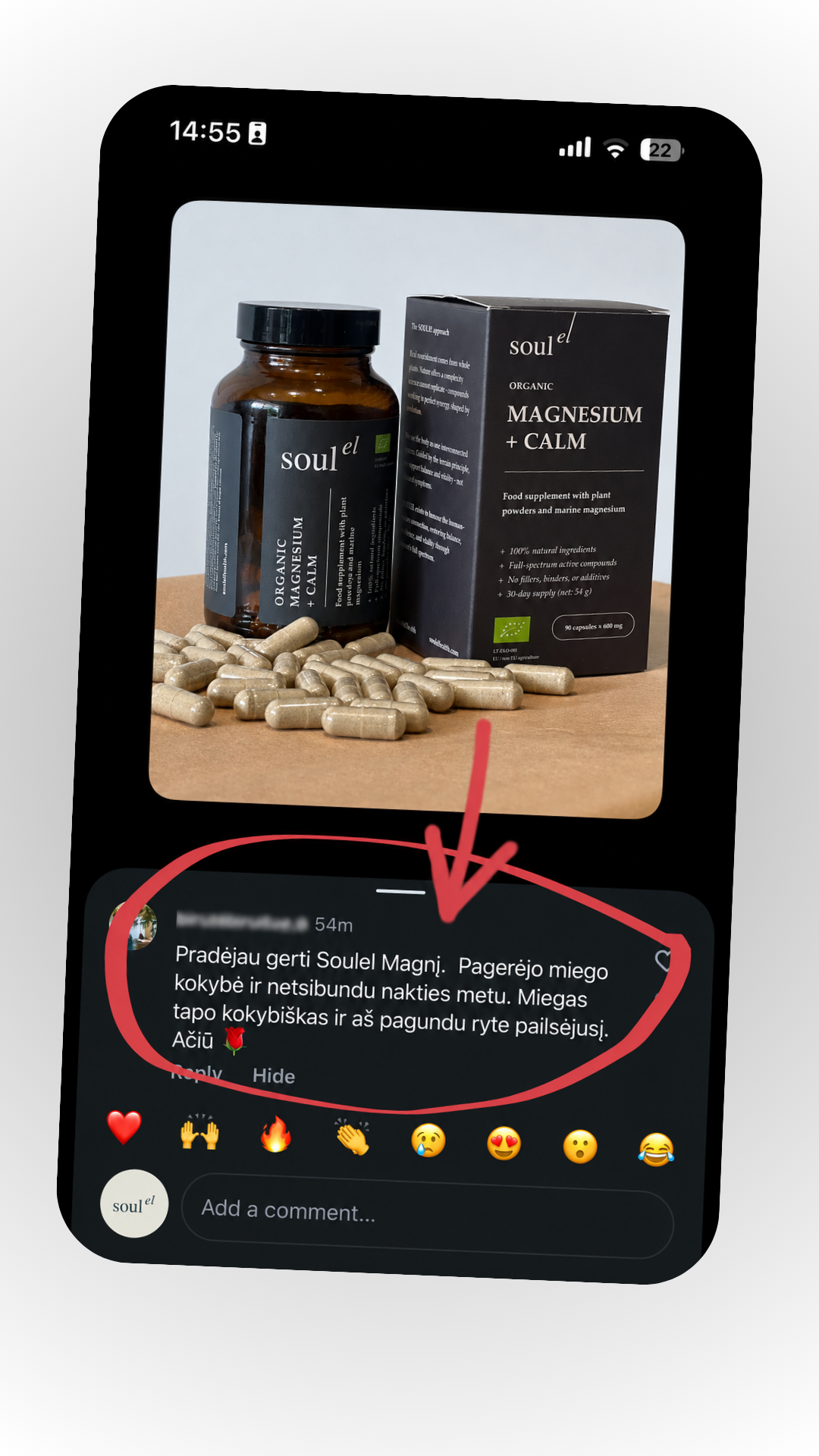 Soulel Facebook ad
