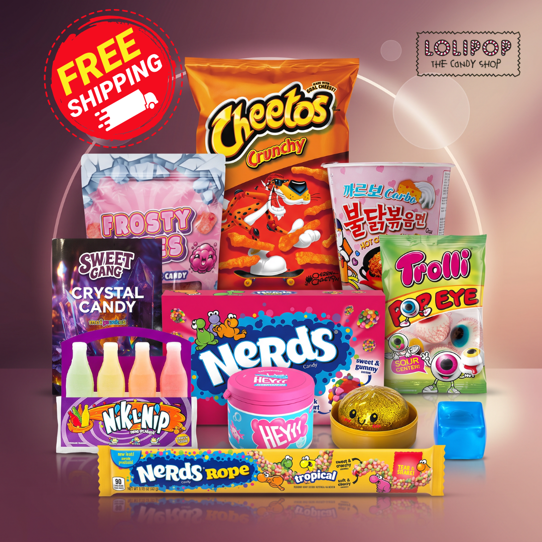 Lolipop Candy Shop Facebook ad: Virale Trends + kostenfreier Versand