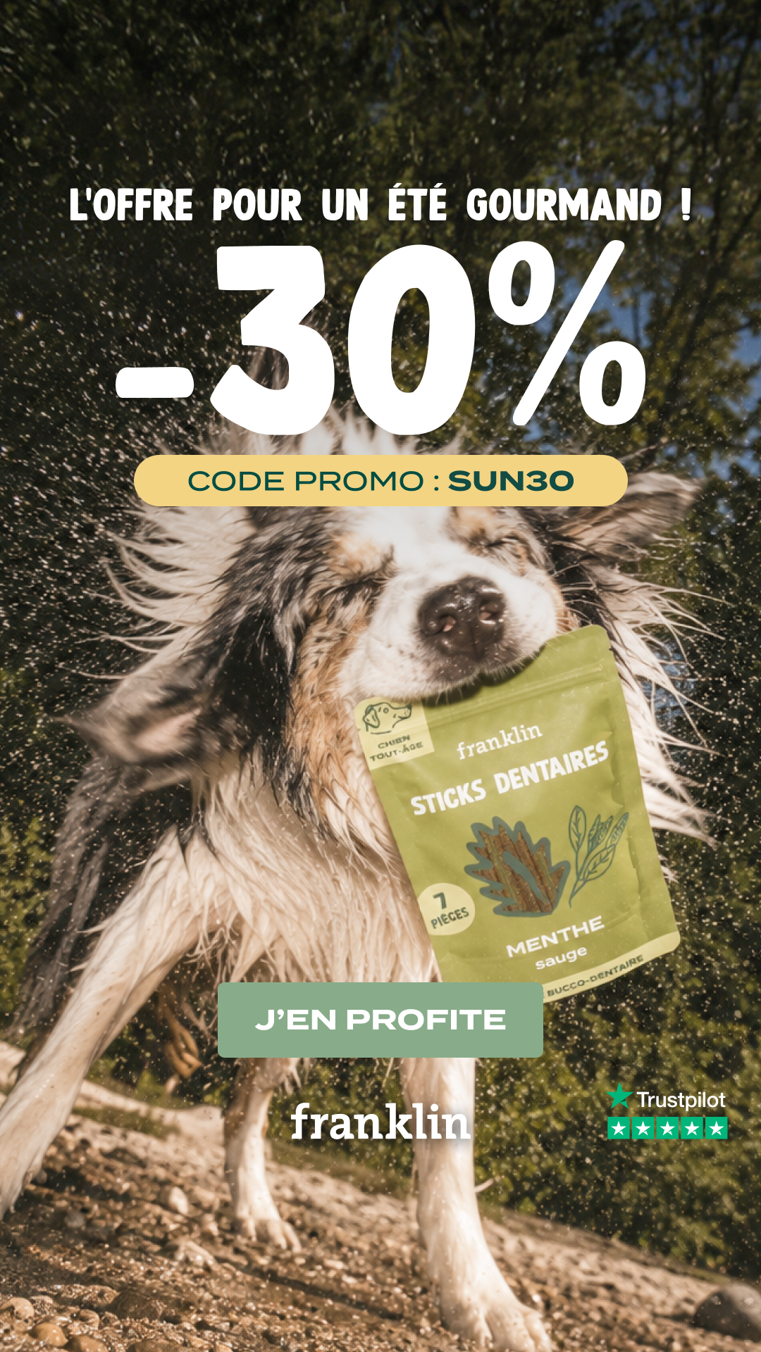 Franklin Pet Food Facebook ad