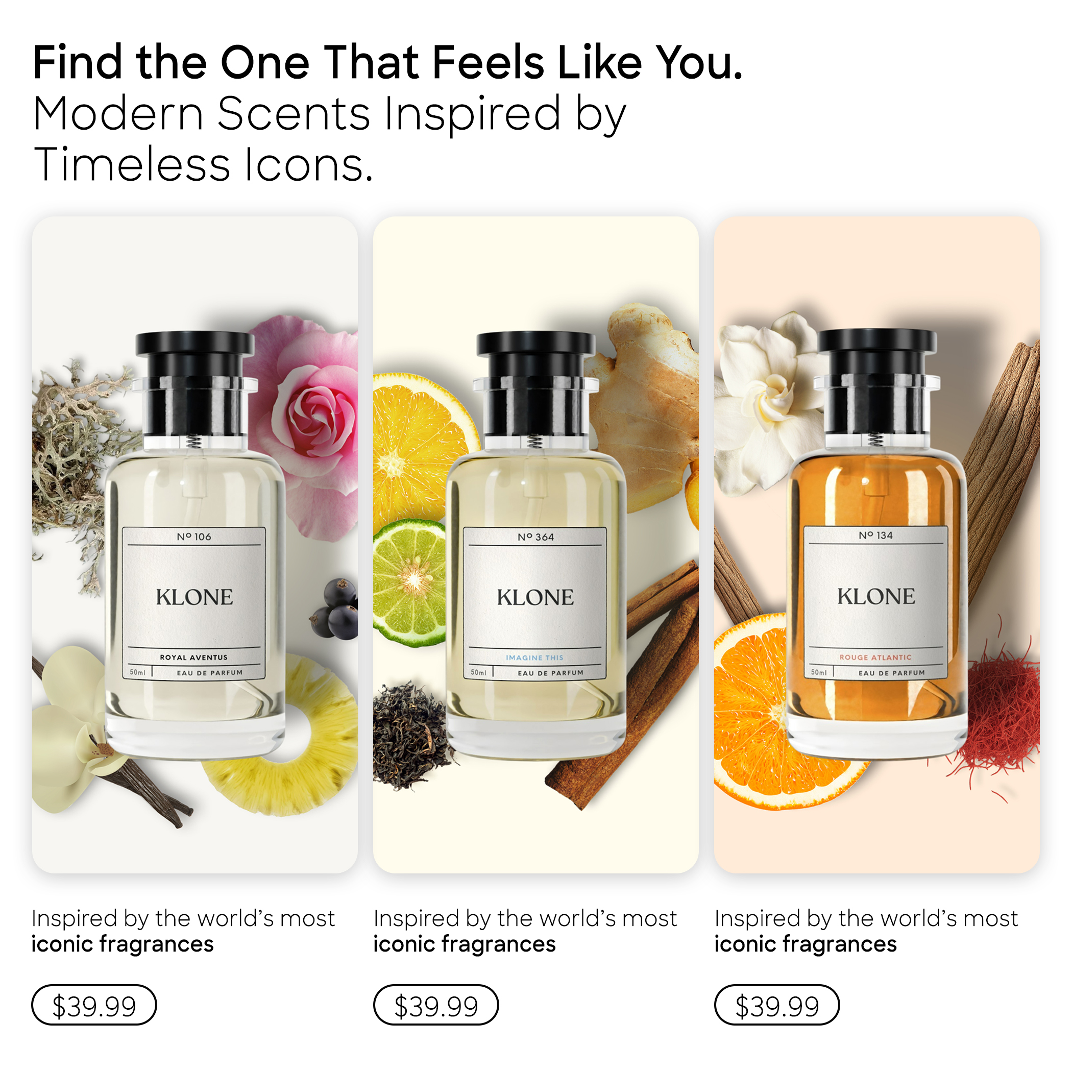 Klone Scents Facebook ad