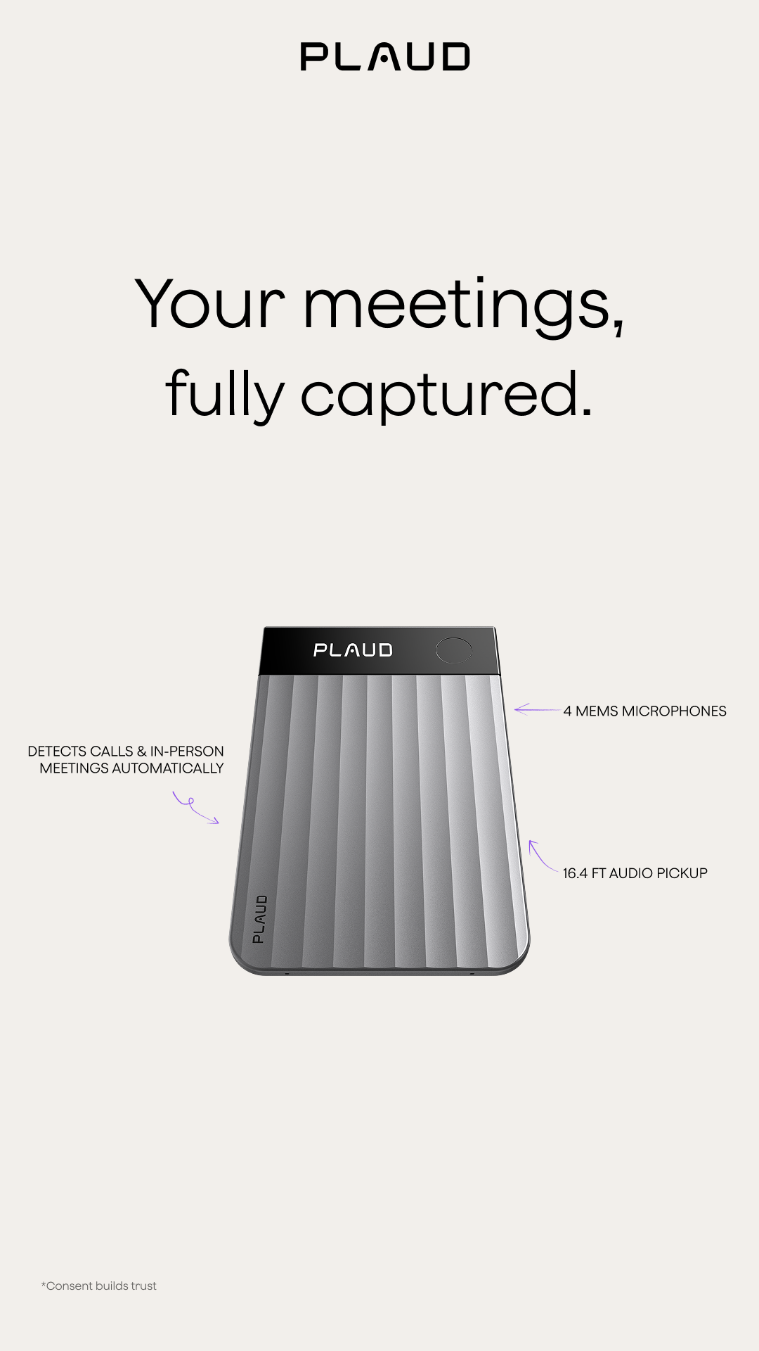 Plaud Facebook ad
