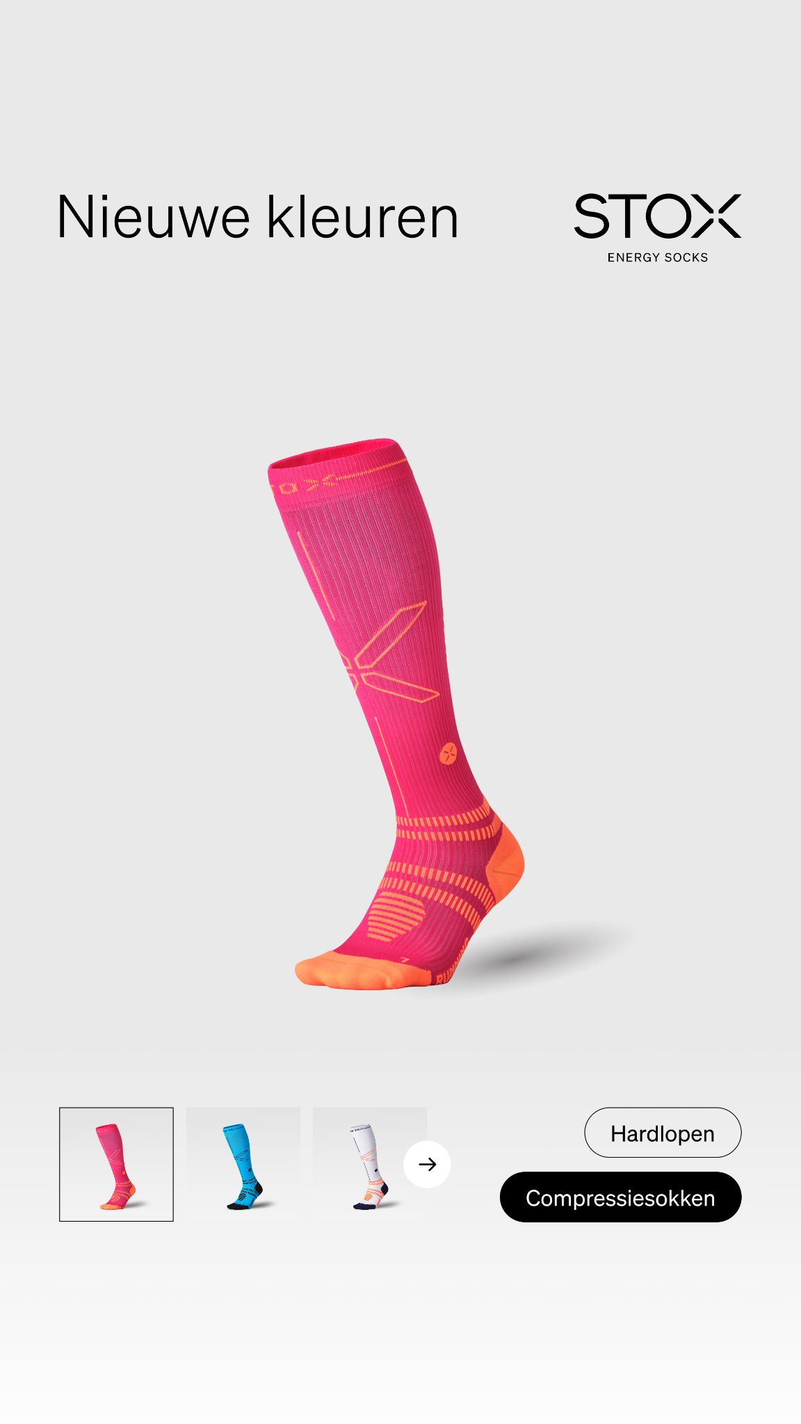 STOX Energy Socks Facebook ad
