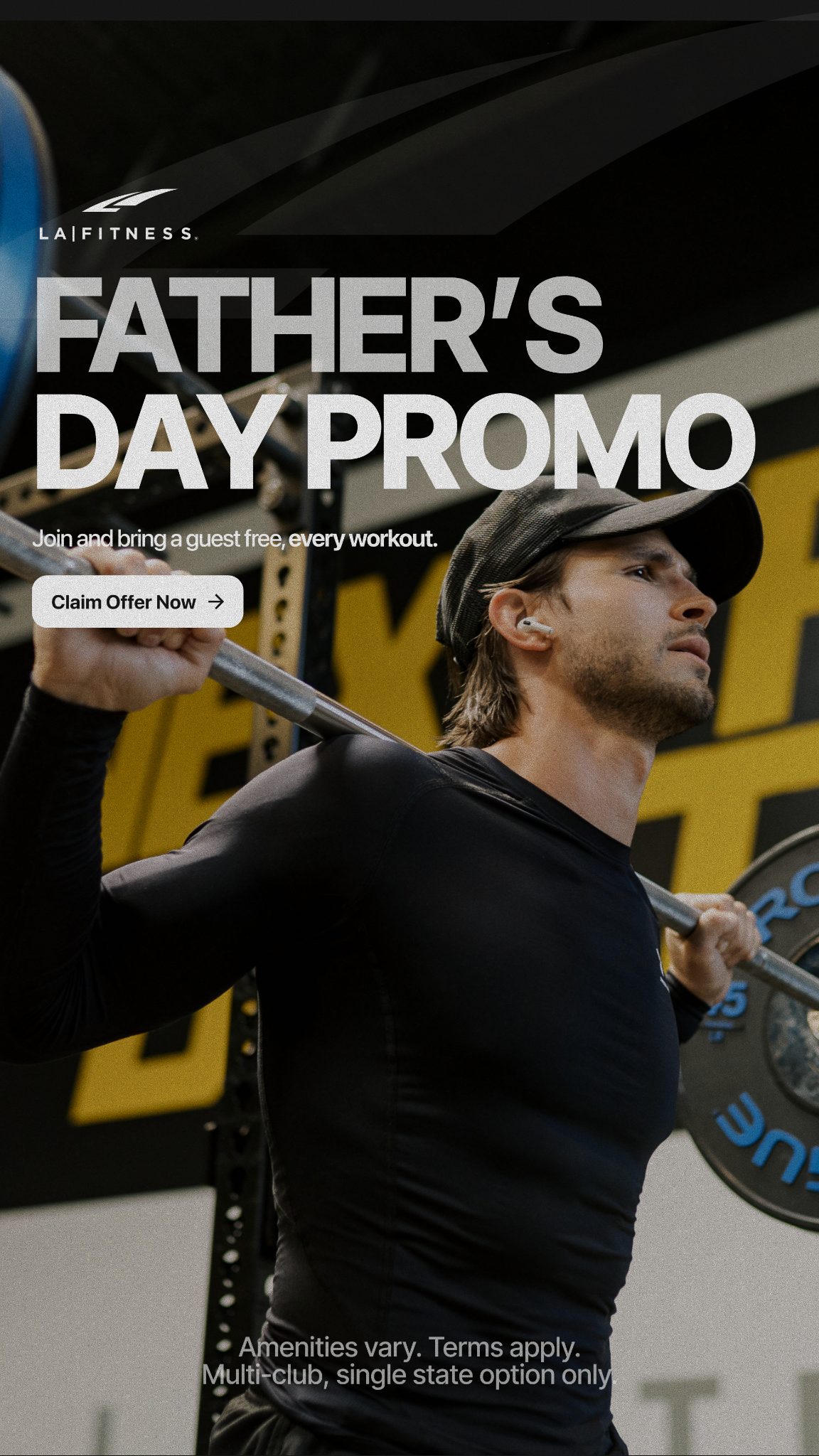 LA Fitness Facebook ad