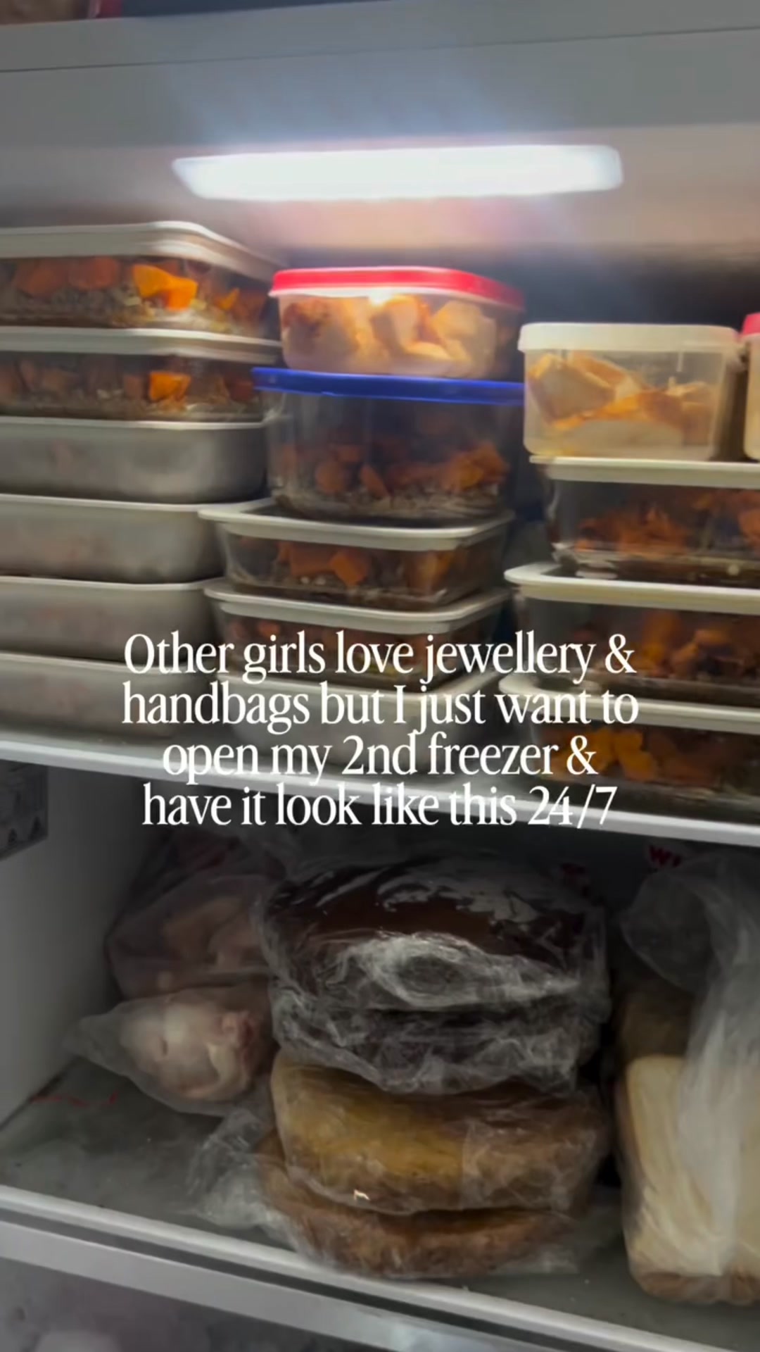 Our Cow Facebook ad: How I want my freezer to look 24/7