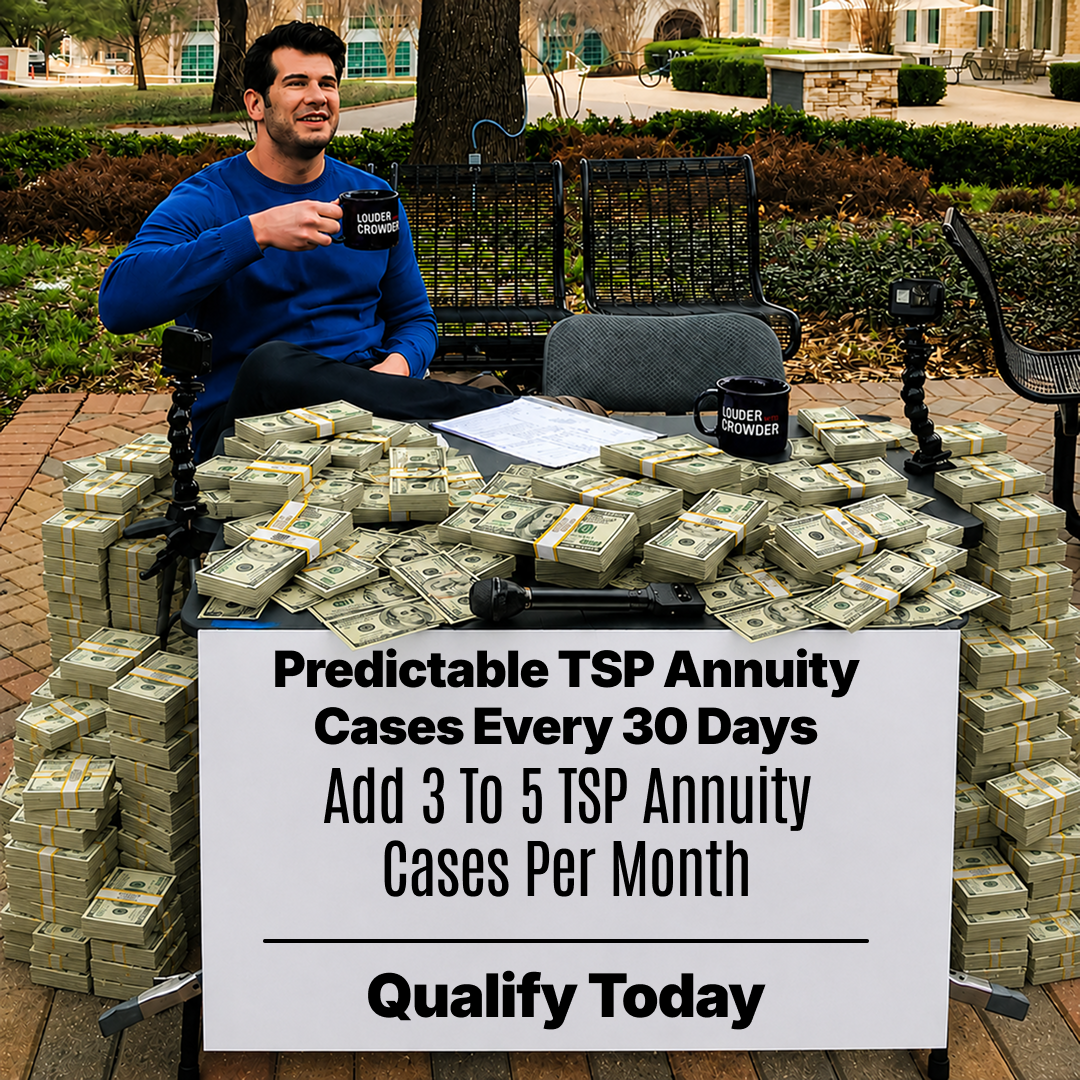 Annuity Leads On Demand Facebook ad: Millions in TSP Money. Not Enough Advisors Who Know How to…