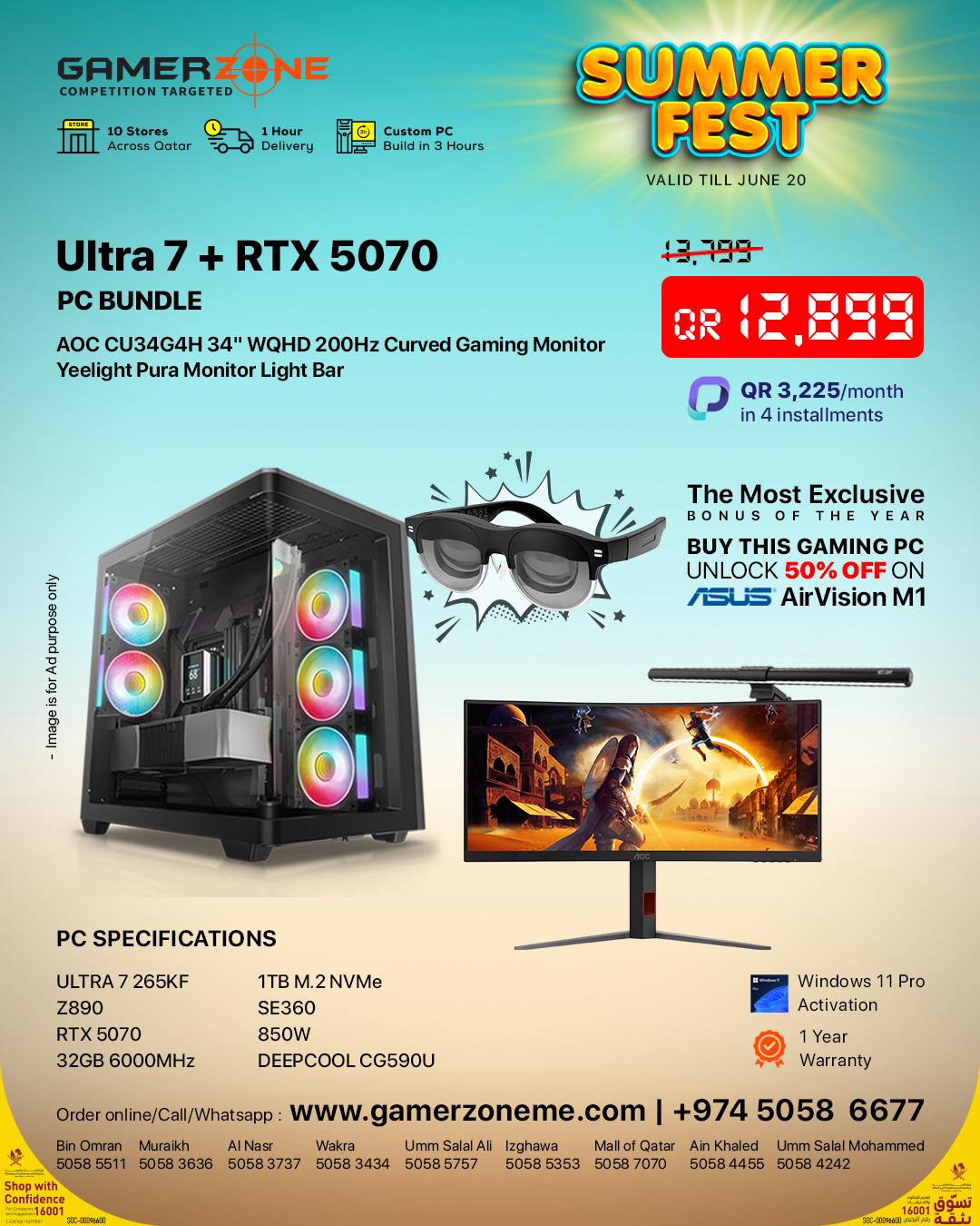 Gamerzone Qatar Facebook ad