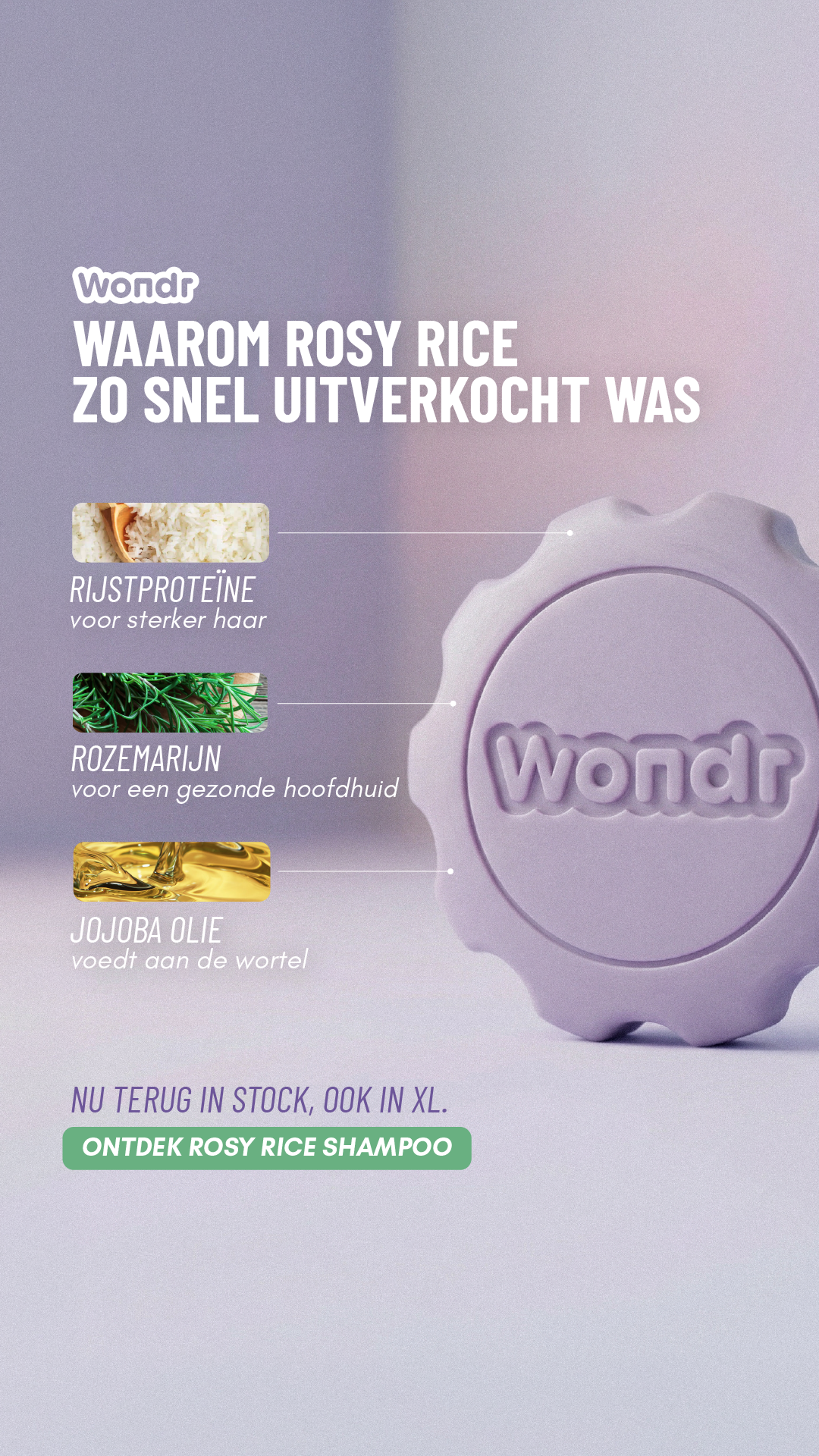 WONDR care Facebook ad