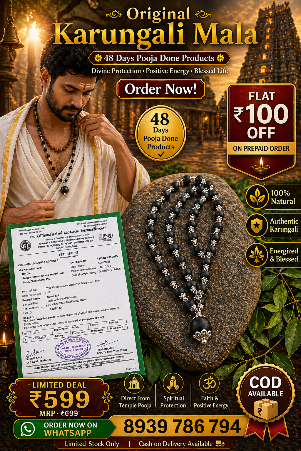 Karungali Facebook ad: Invite divine blessings into your life