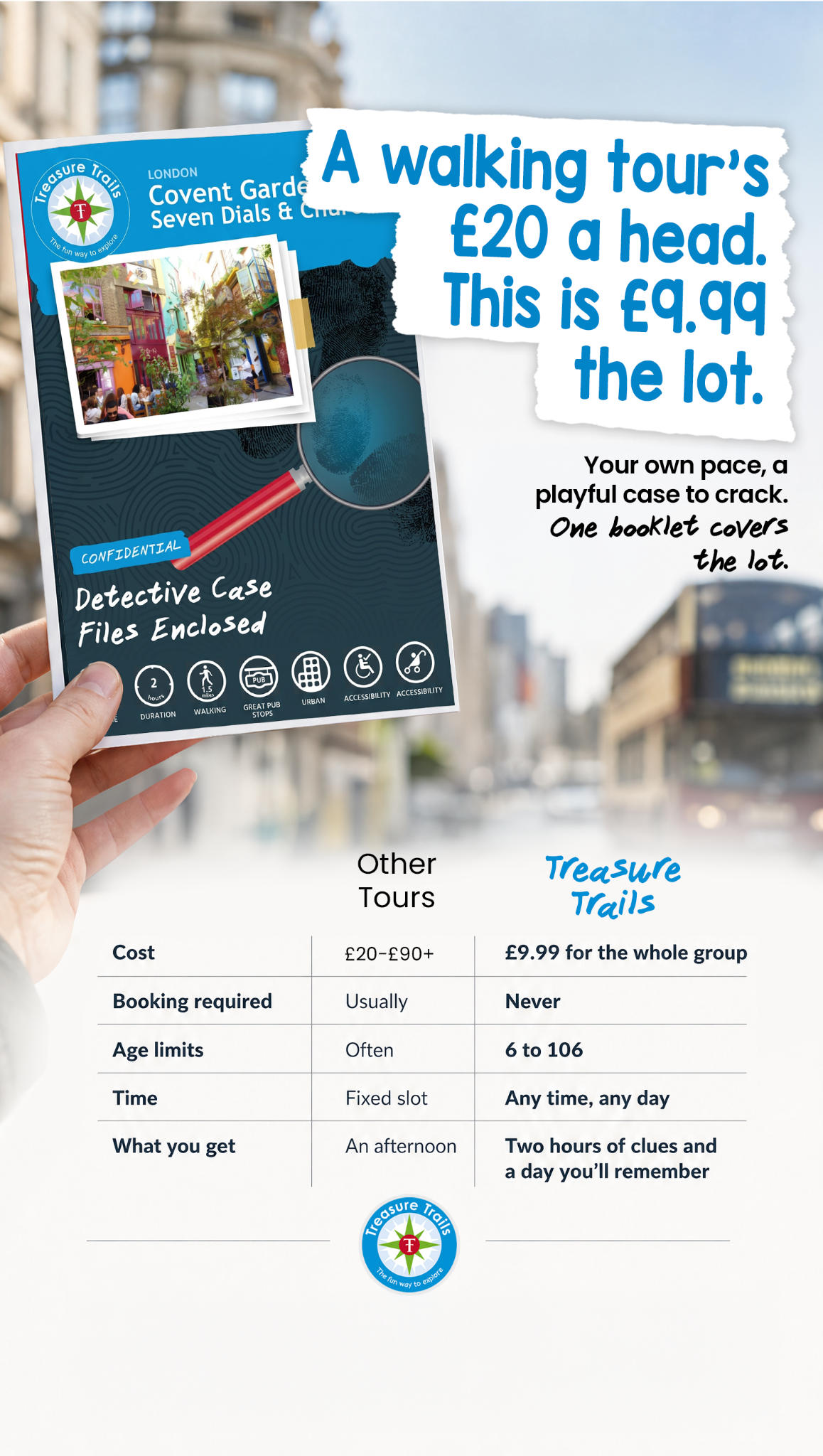 Treasure Trails Facebook ad