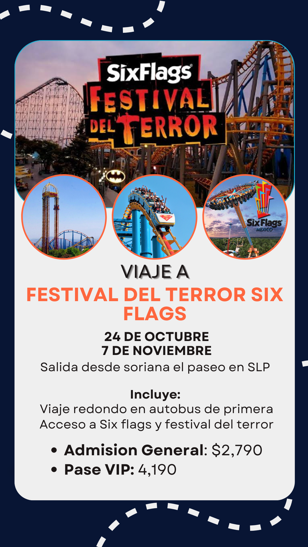 Qué hay en México Facebook ad: Viaja con nosotros