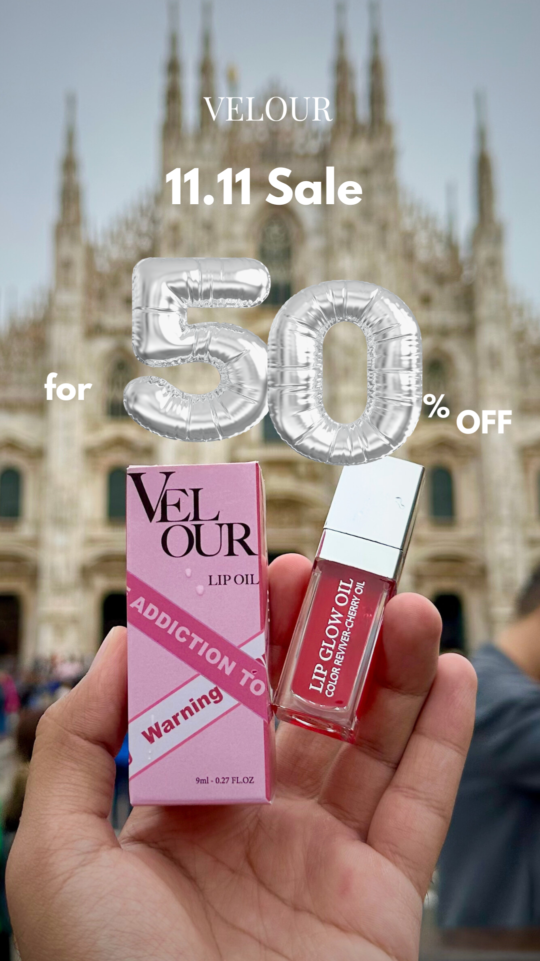 VelourPak Facebook ad
