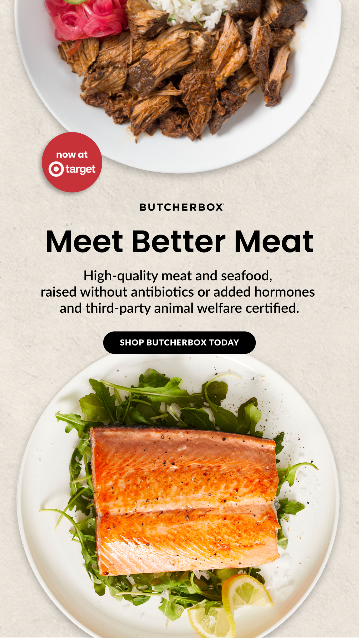 ButcherBox Facebook ad