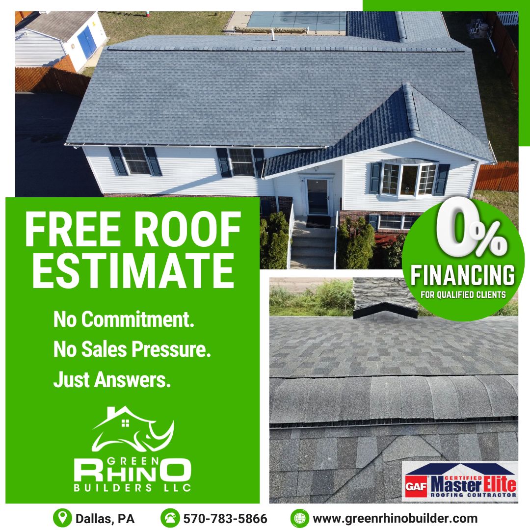 Green Rhino Roofing & Siding Facebook ad