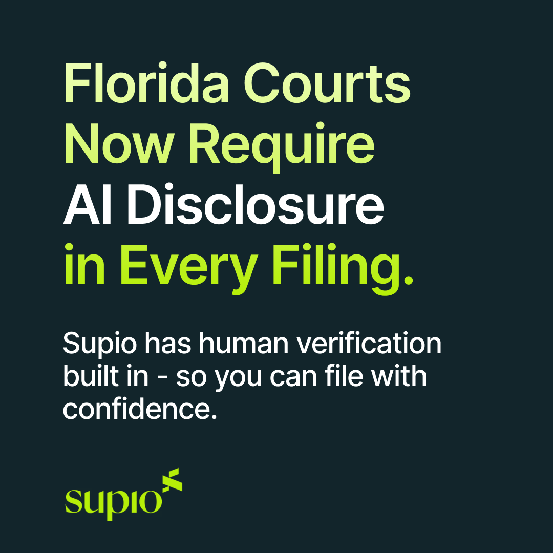 Supio Legal AI Facebook ad