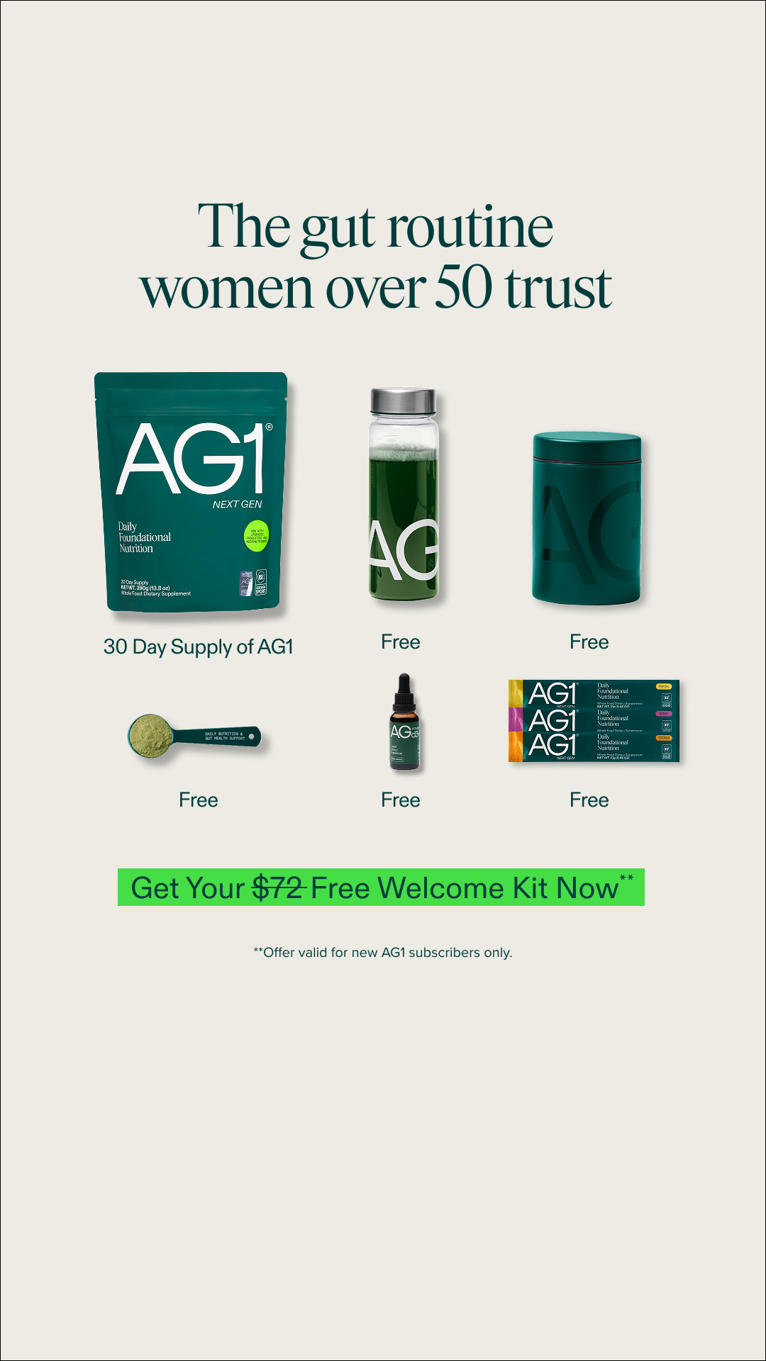 AG1 by Athletic Greens Facebook ad