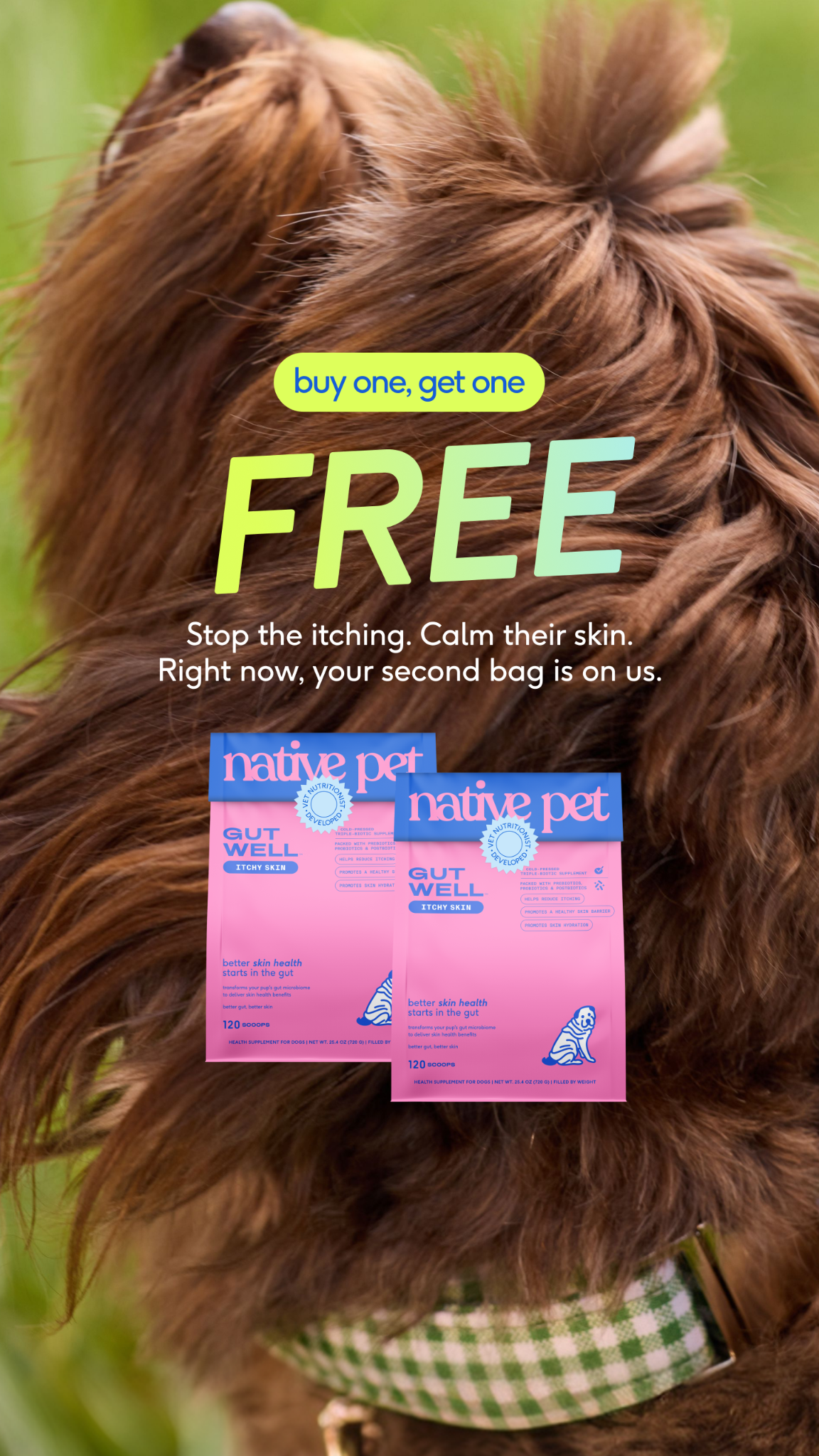 Native Pet Facebook ad