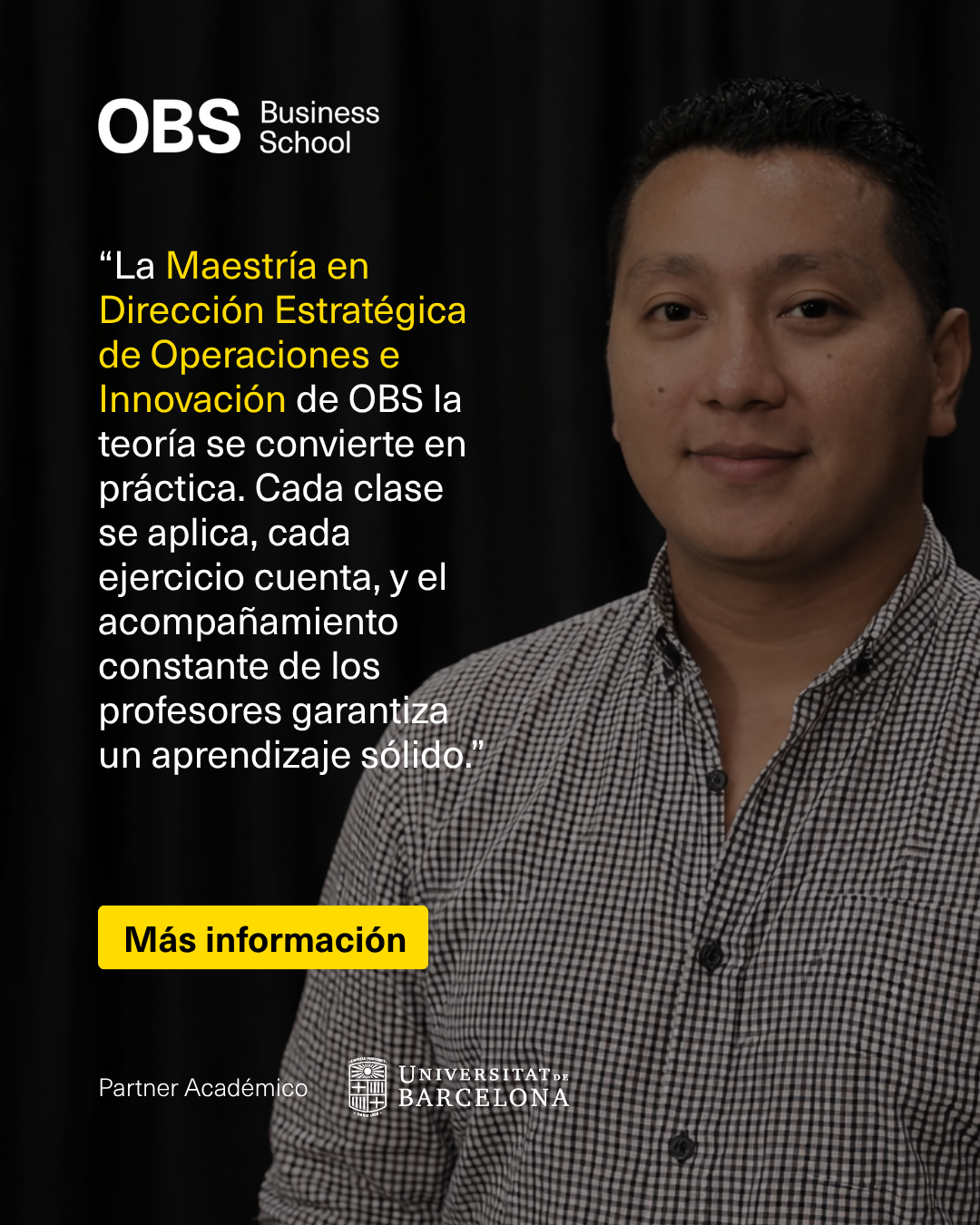 OBS Business School Facebook ad