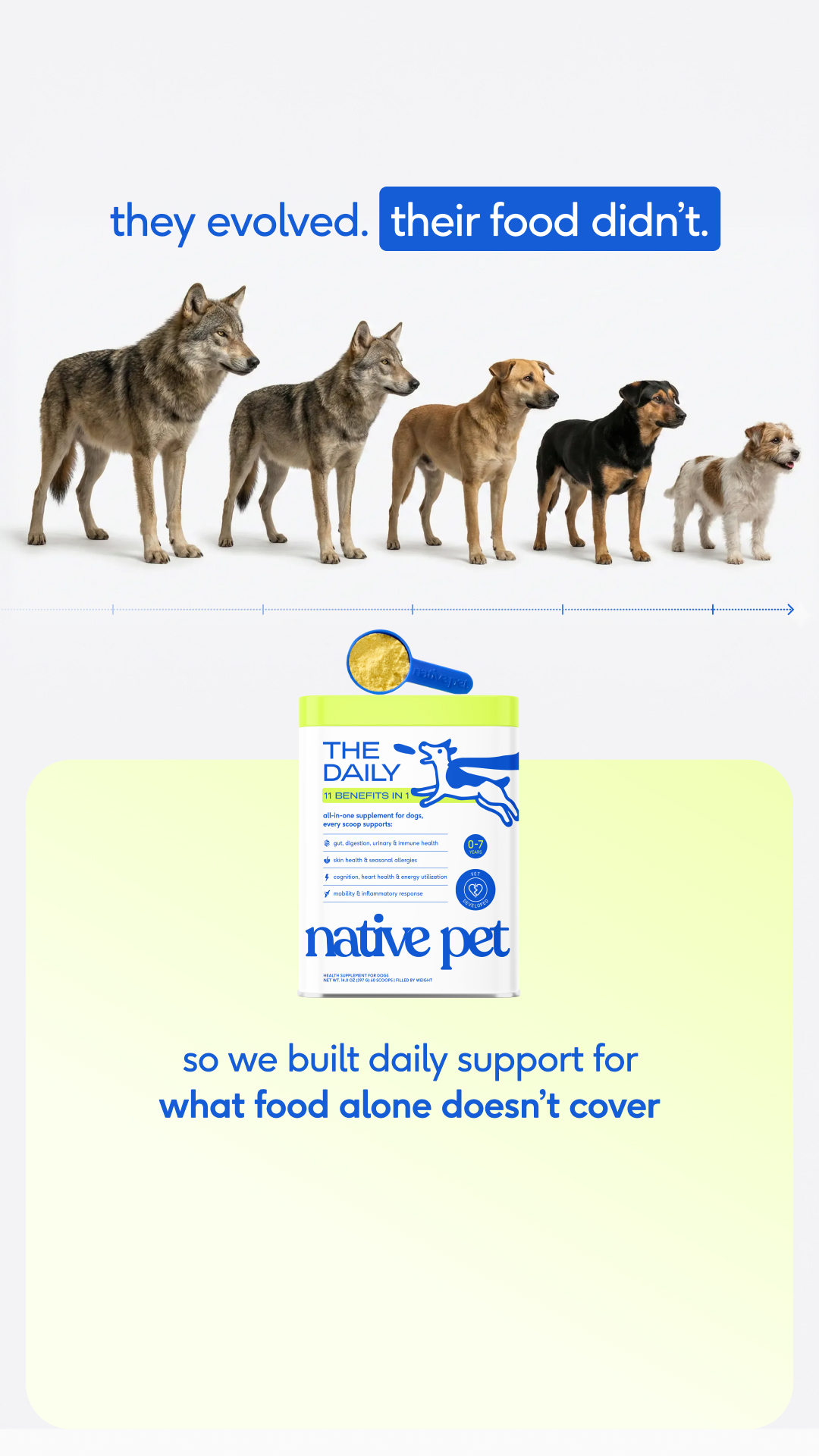 Native Pet Facebook ad