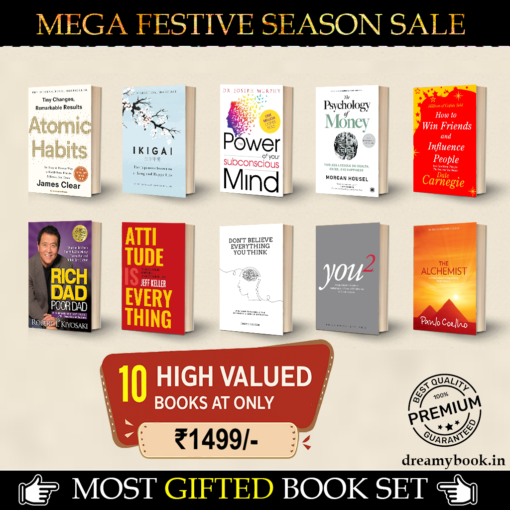 dreambook_official_ Facebook ad: 10 Bestselling Books, Just ₹1499/-